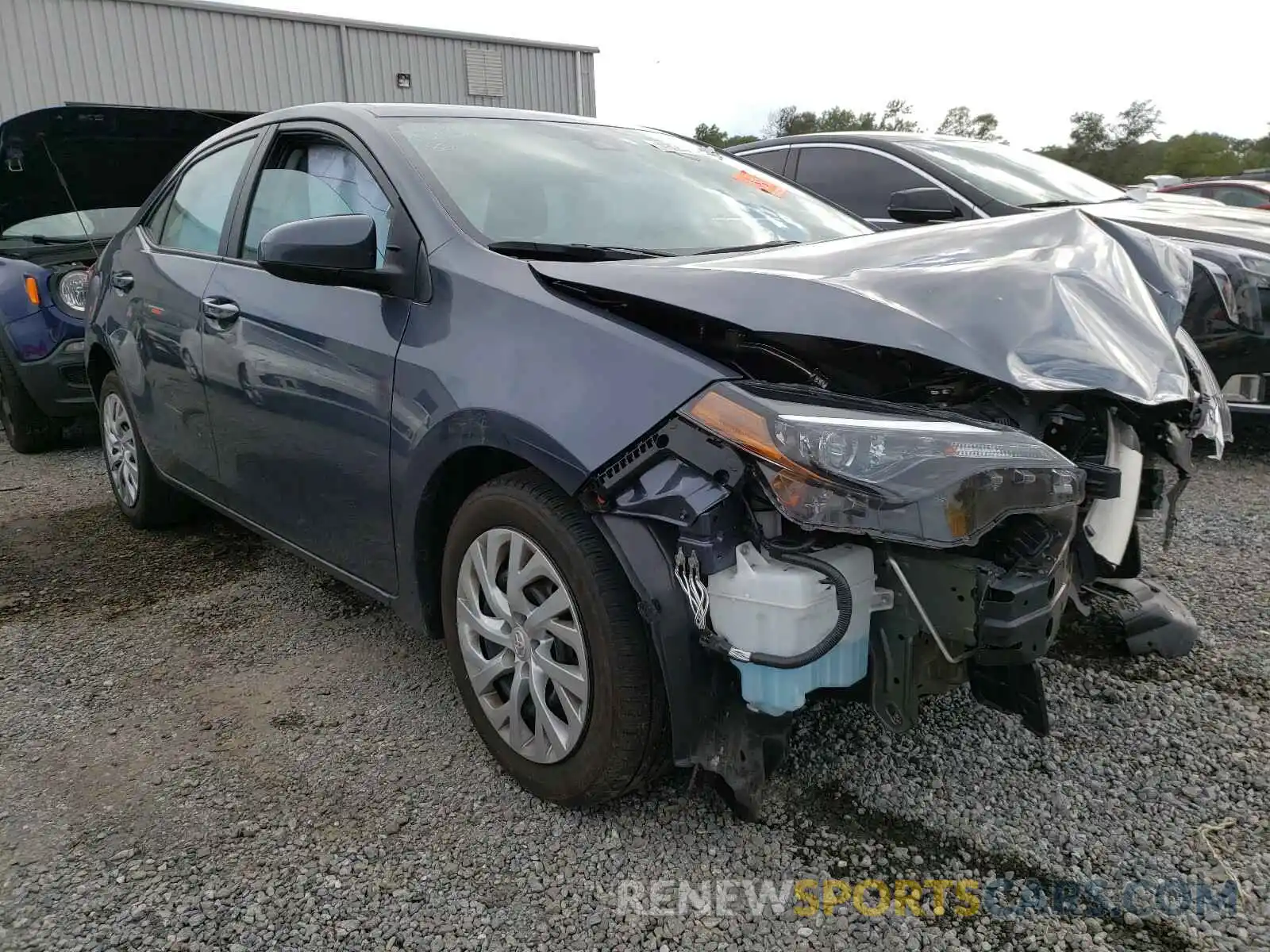 1 Photograph of a damaged car 5YFBURHE5KP941034 TOYOTA COROLLA 2019