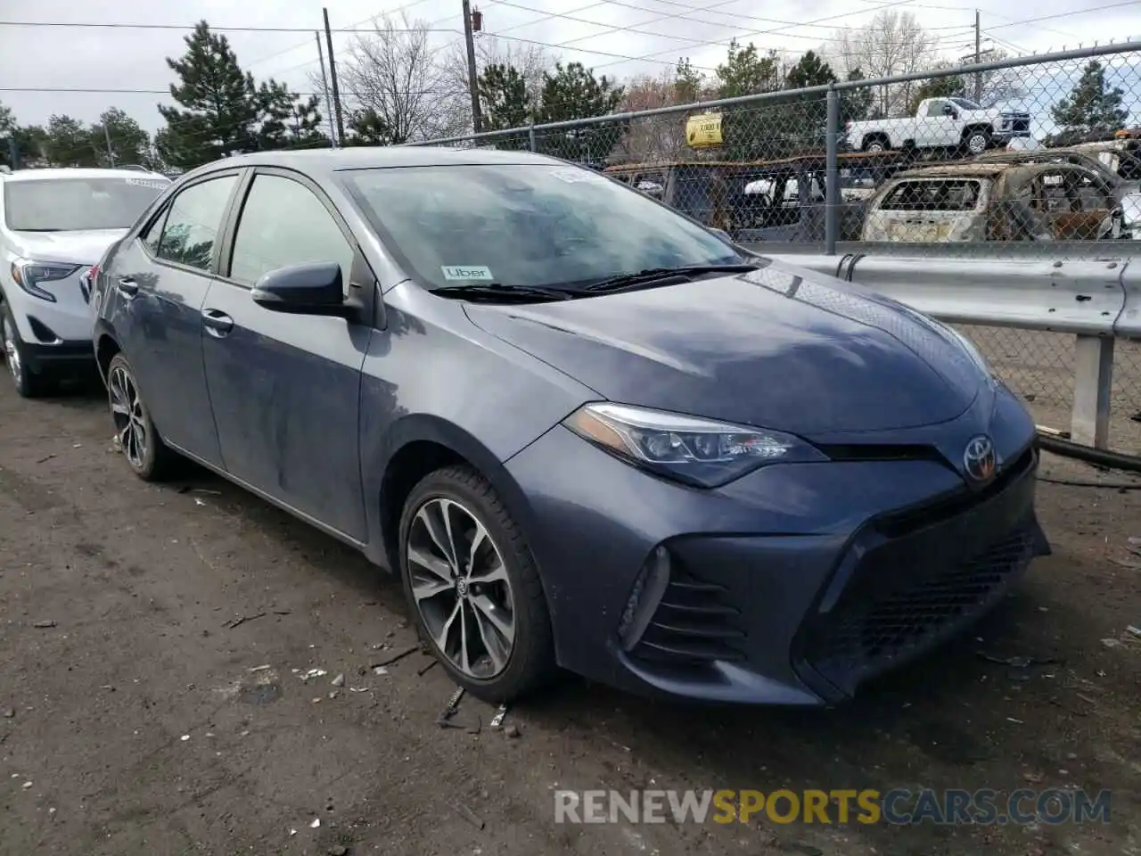 1 Photograph of a damaged car 5YFBURHE5KP941079 TOYOTA COROLLA 2019