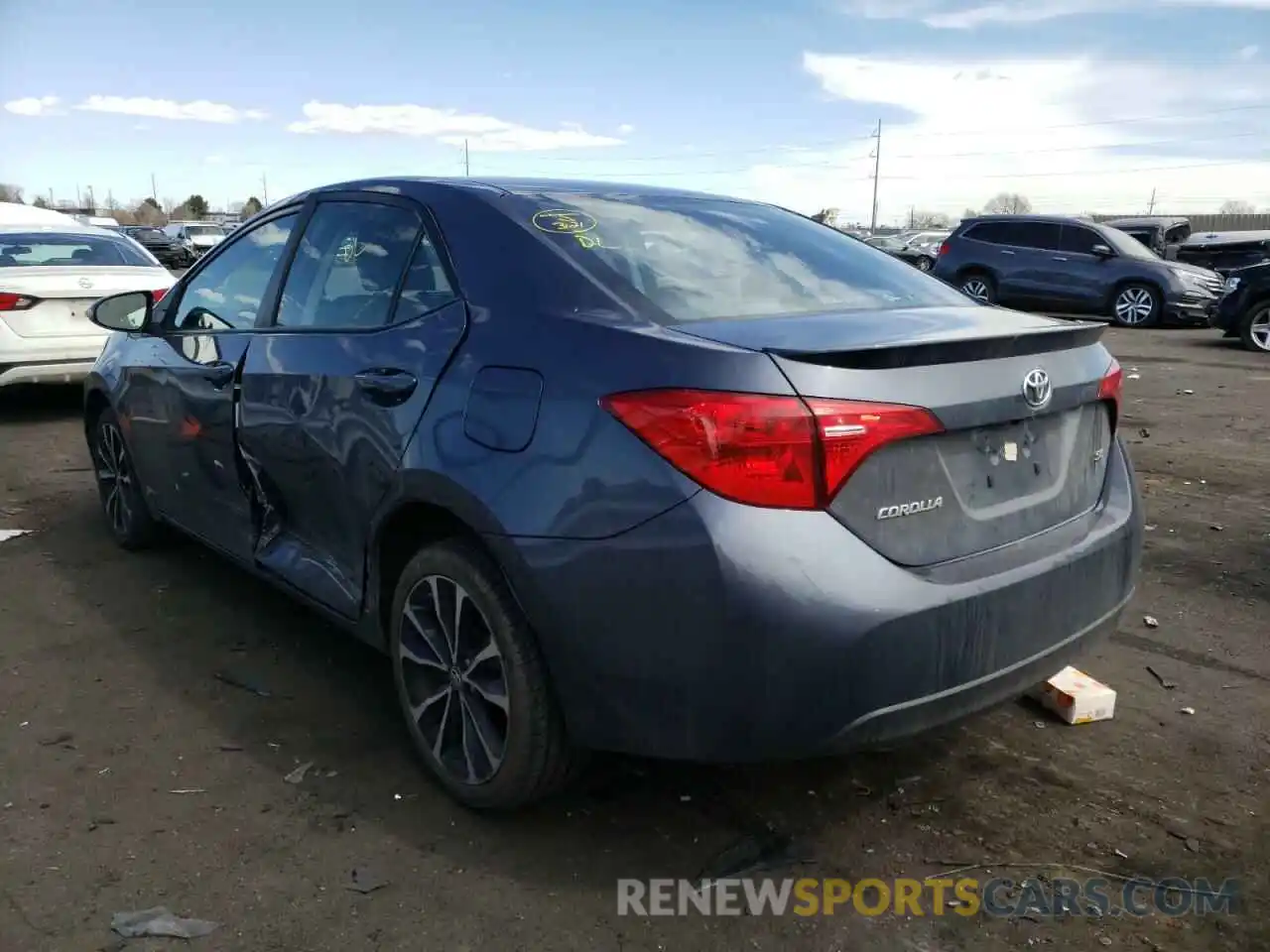 3 Photograph of a damaged car 5YFBURHE5KP941079 TOYOTA COROLLA 2019