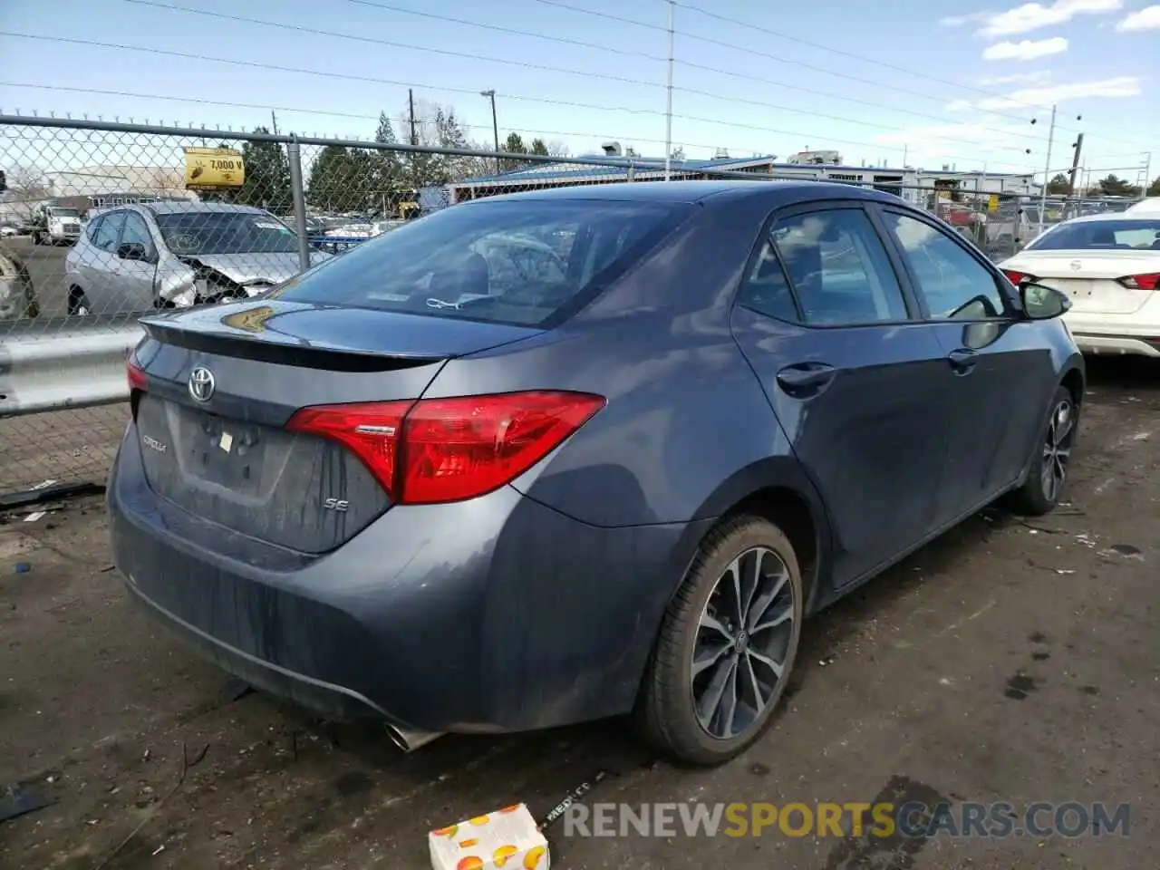 4 Photograph of a damaged car 5YFBURHE5KP941079 TOYOTA COROLLA 2019