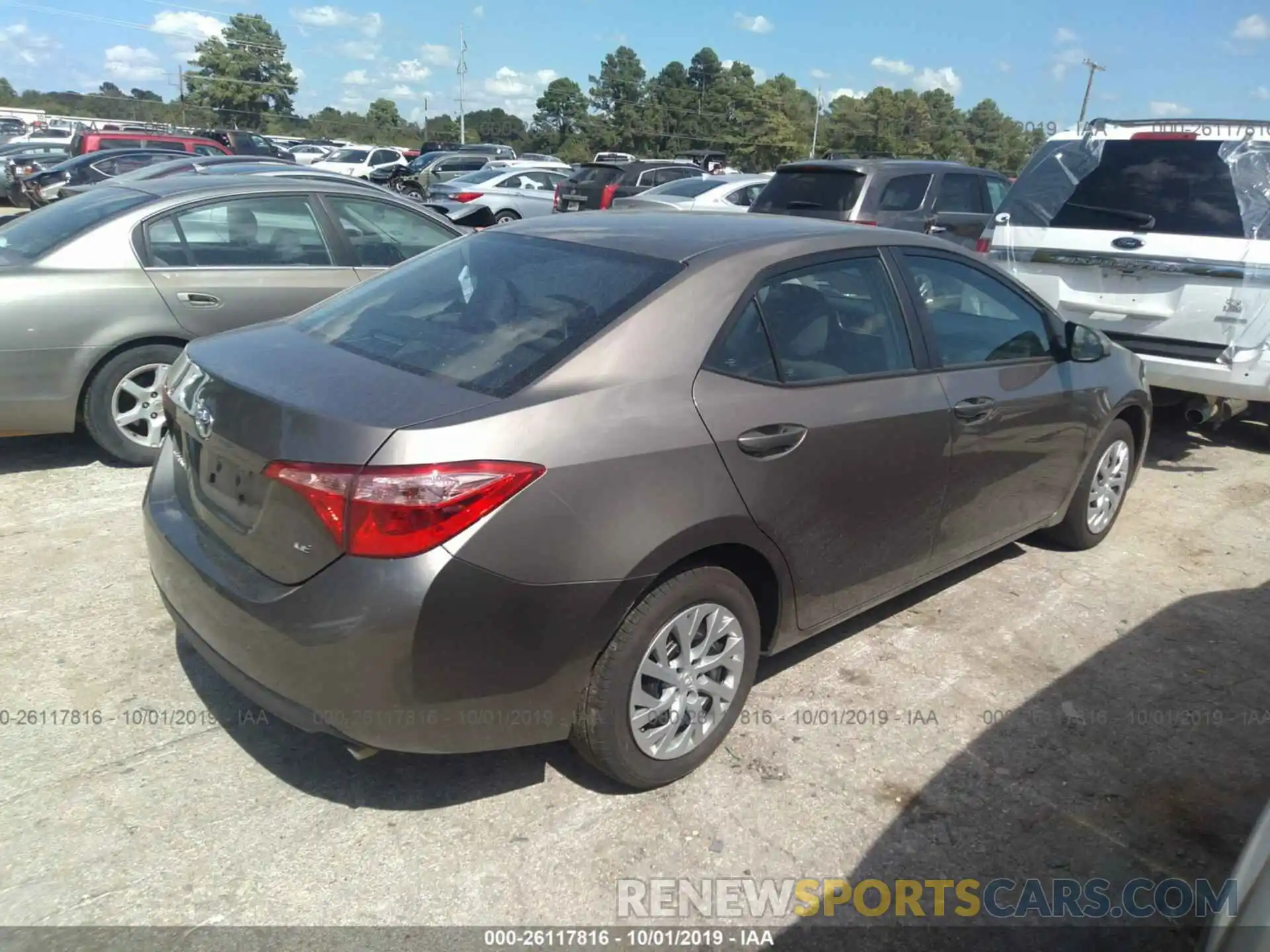 4 Photograph of a damaged car 5YFBURHE5KP941406 TOYOTA COROLLA 2019