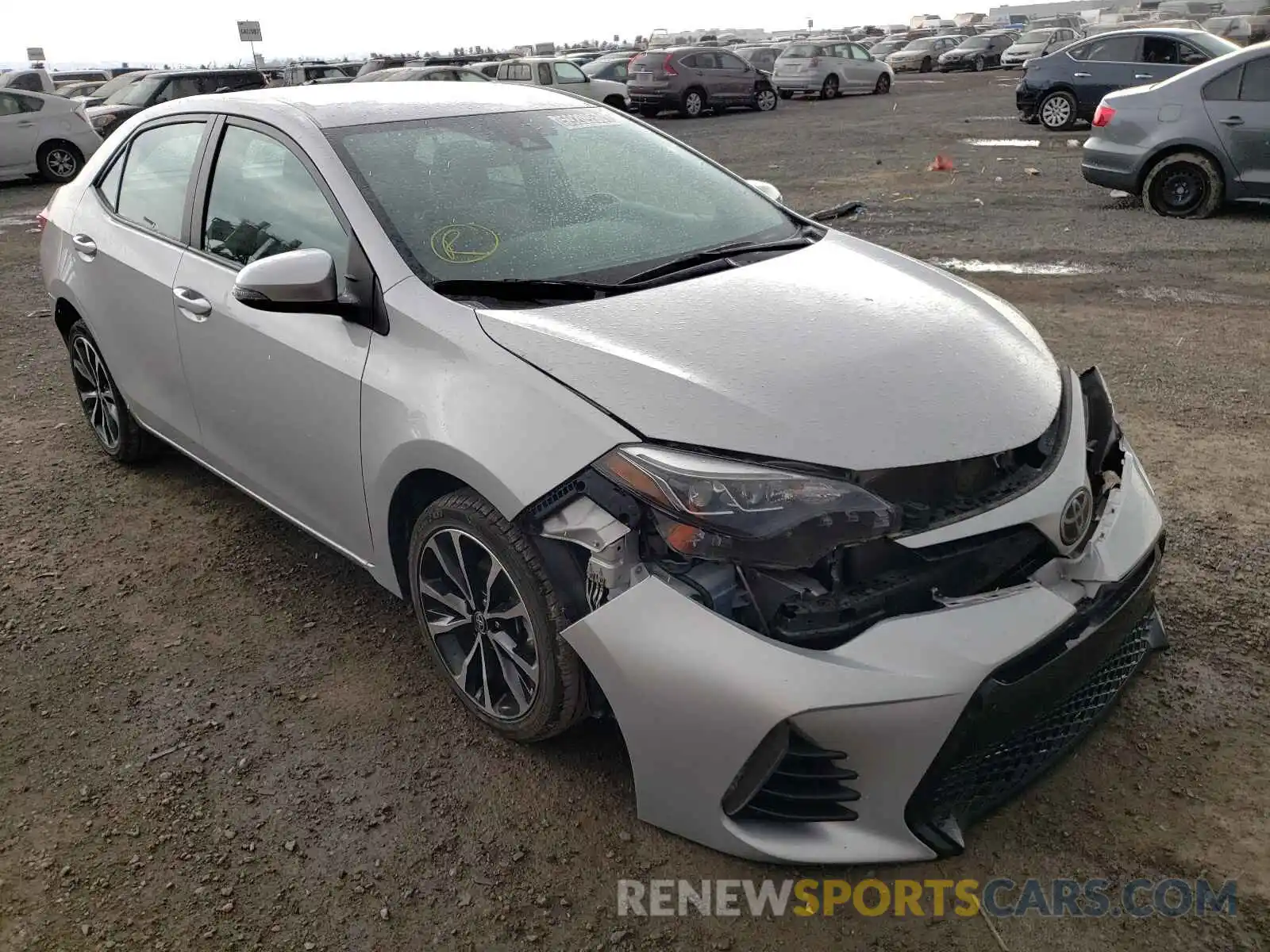 1 Photograph of a damaged car 5YFBURHE5KP941440 TOYOTA COROLLA 2019