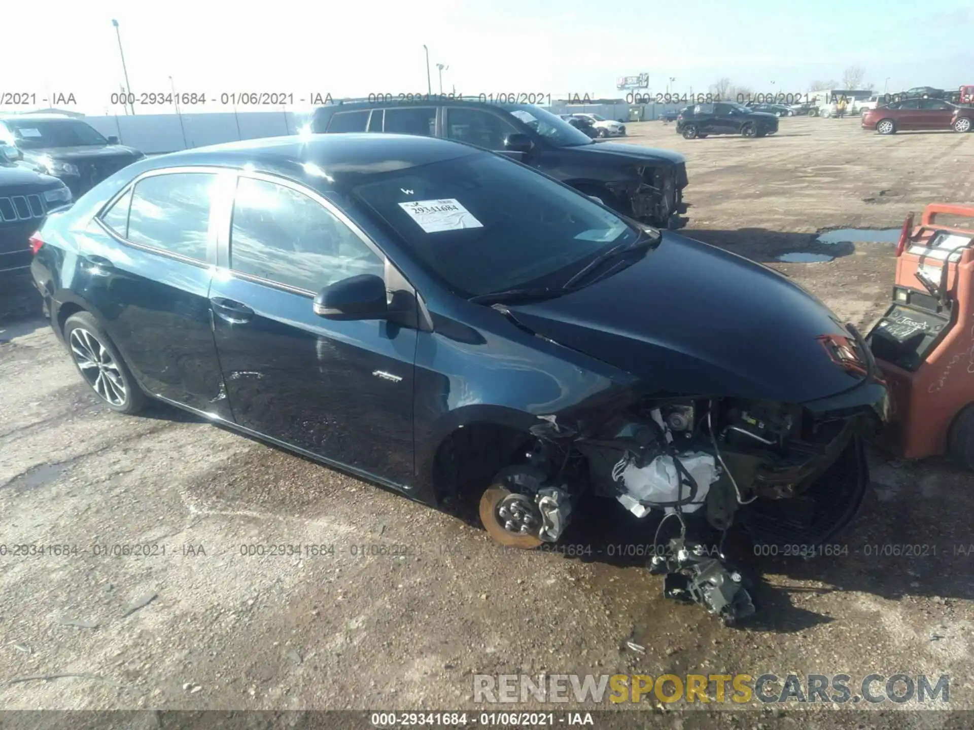 1 Photograph of a damaged car 5YFBURHE5KP941471 TOYOTA COROLLA 2019