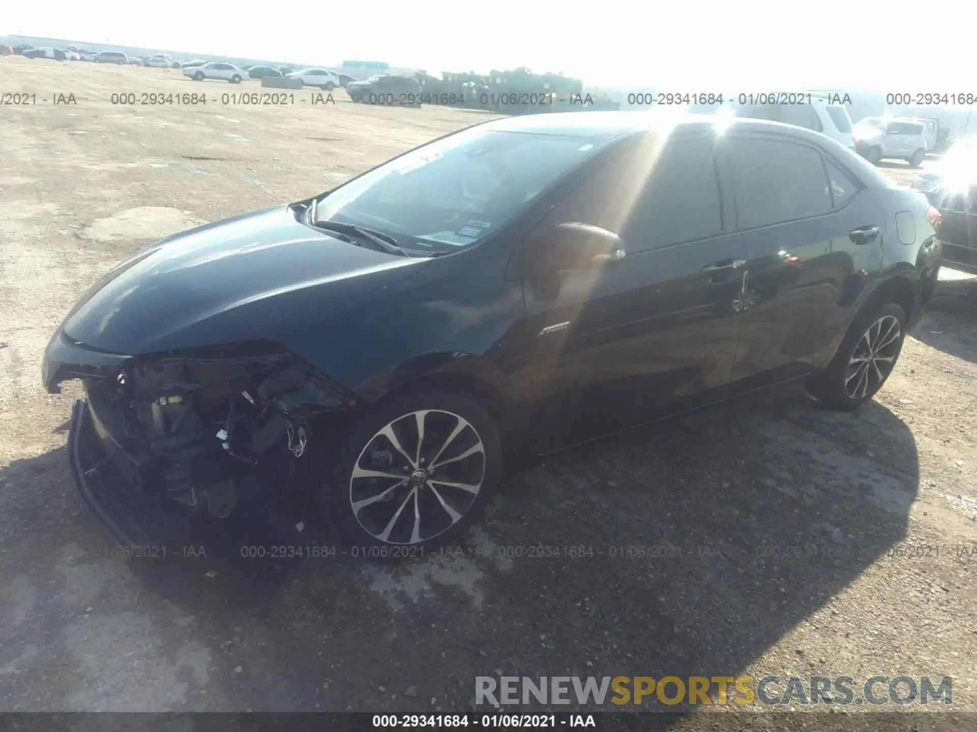 2 Photograph of a damaged car 5YFBURHE5KP941471 TOYOTA COROLLA 2019