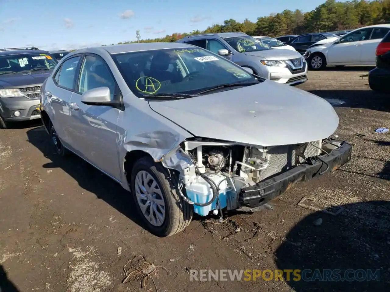 1 Photograph of a damaged car 5YFBURHE5KP941583 TOYOTA COROLLA 2019