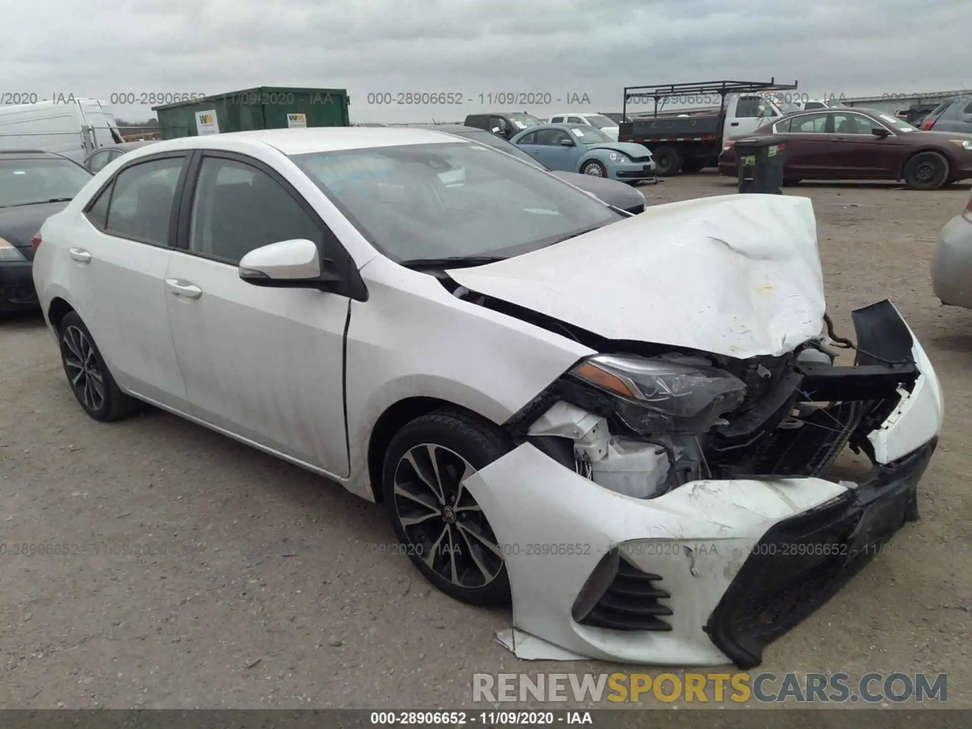 1 Photograph of a damaged car 5YFBURHE5KP941731 TOYOTA COROLLA 2019