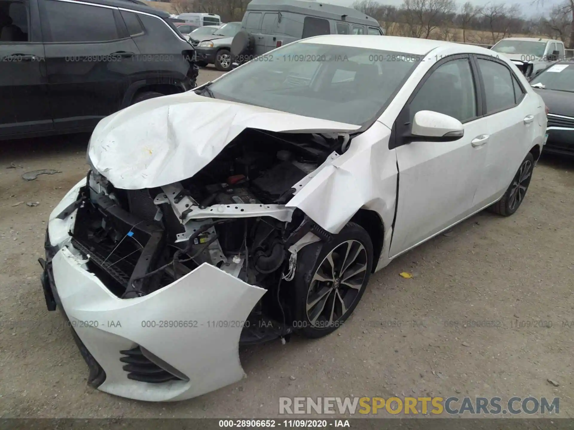 2 Photograph of a damaged car 5YFBURHE5KP941731 TOYOTA COROLLA 2019