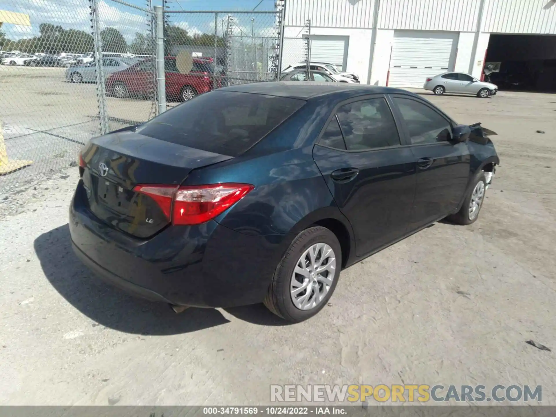 4 Photograph of a damaged car 5YFBURHE5KP942006 TOYOTA COROLLA 2019