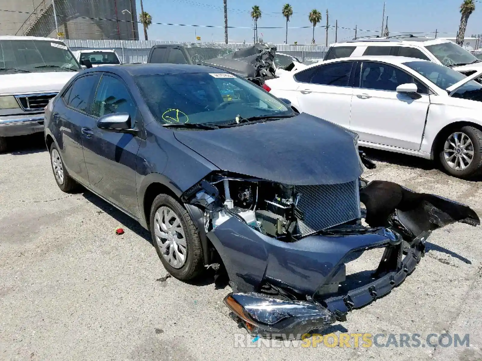 1 Photograph of a damaged car 5YFBURHE5KP942099 TOYOTA COROLLA 2019