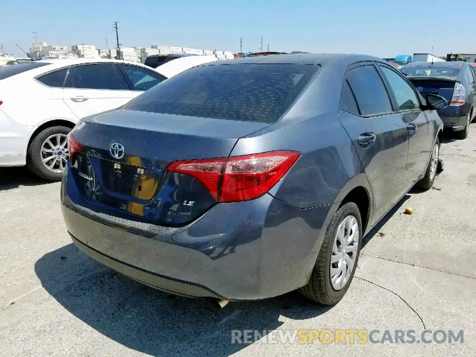 4 Photograph of a damaged car 5YFBURHE5KP942099 TOYOTA COROLLA 2019