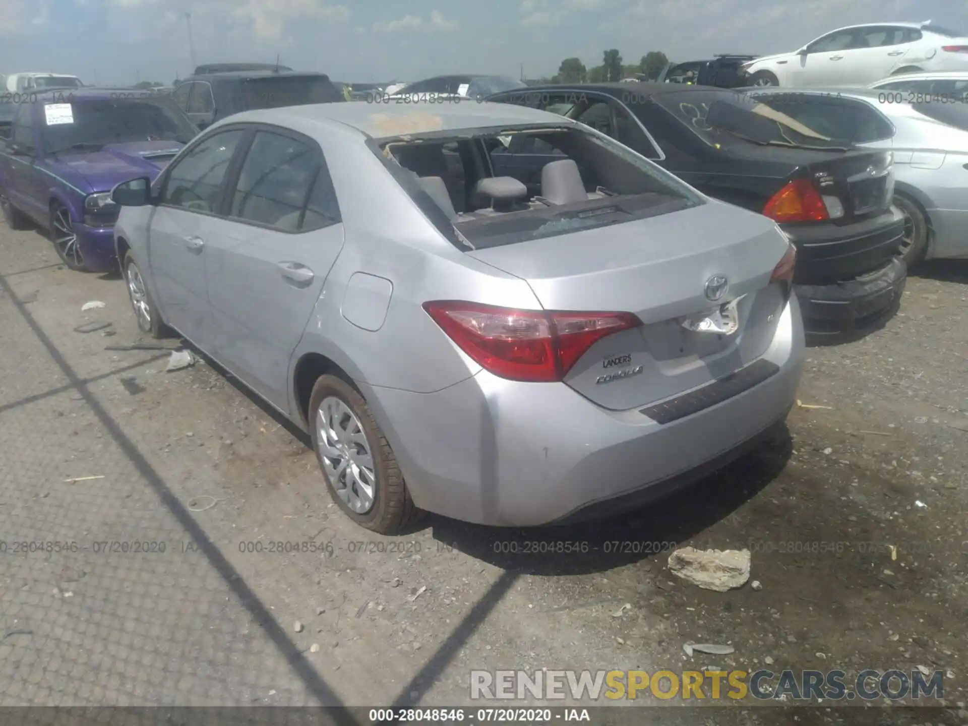 3 Photograph of a damaged car 5YFBURHE5KP942118 TOYOTA COROLLA 2019