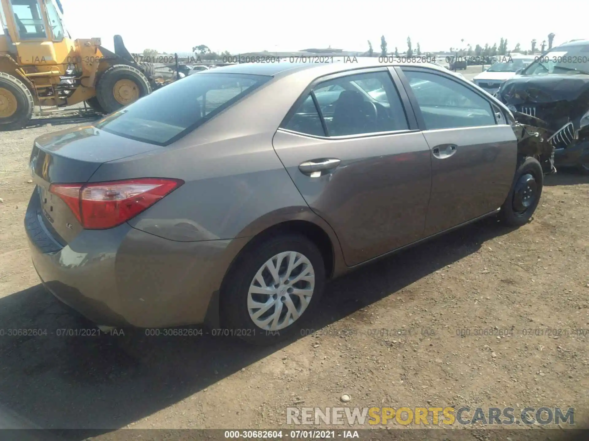 4 Photograph of a damaged car 5YFBURHE5KP942216 TOYOTA COROLLA 2019