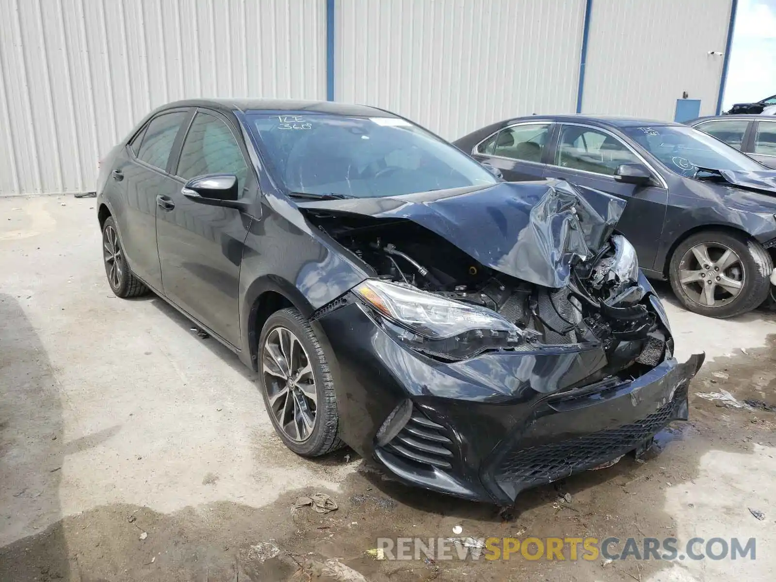 1 Photograph of a damaged car 5YFBURHE5KP942927 TOYOTA COROLLA 2019