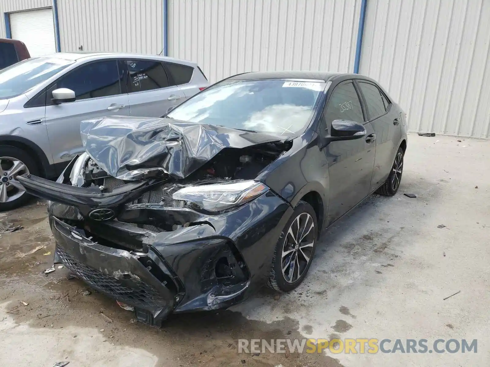 2 Photograph of a damaged car 5YFBURHE5KP942927 TOYOTA COROLLA 2019