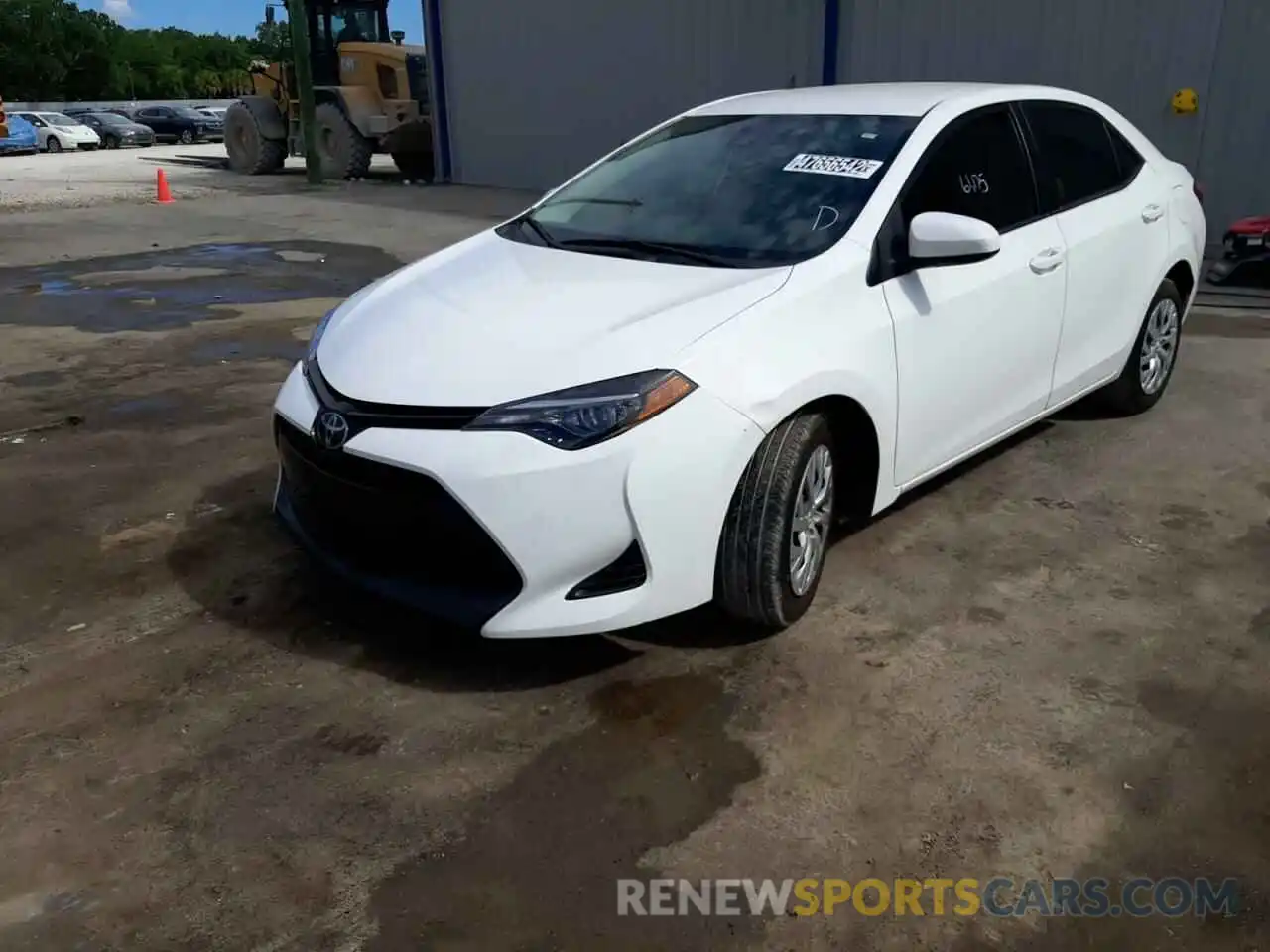 2 Photograph of a damaged car 5YFBURHE5KP943432 TOYOTA COROLLA 2019