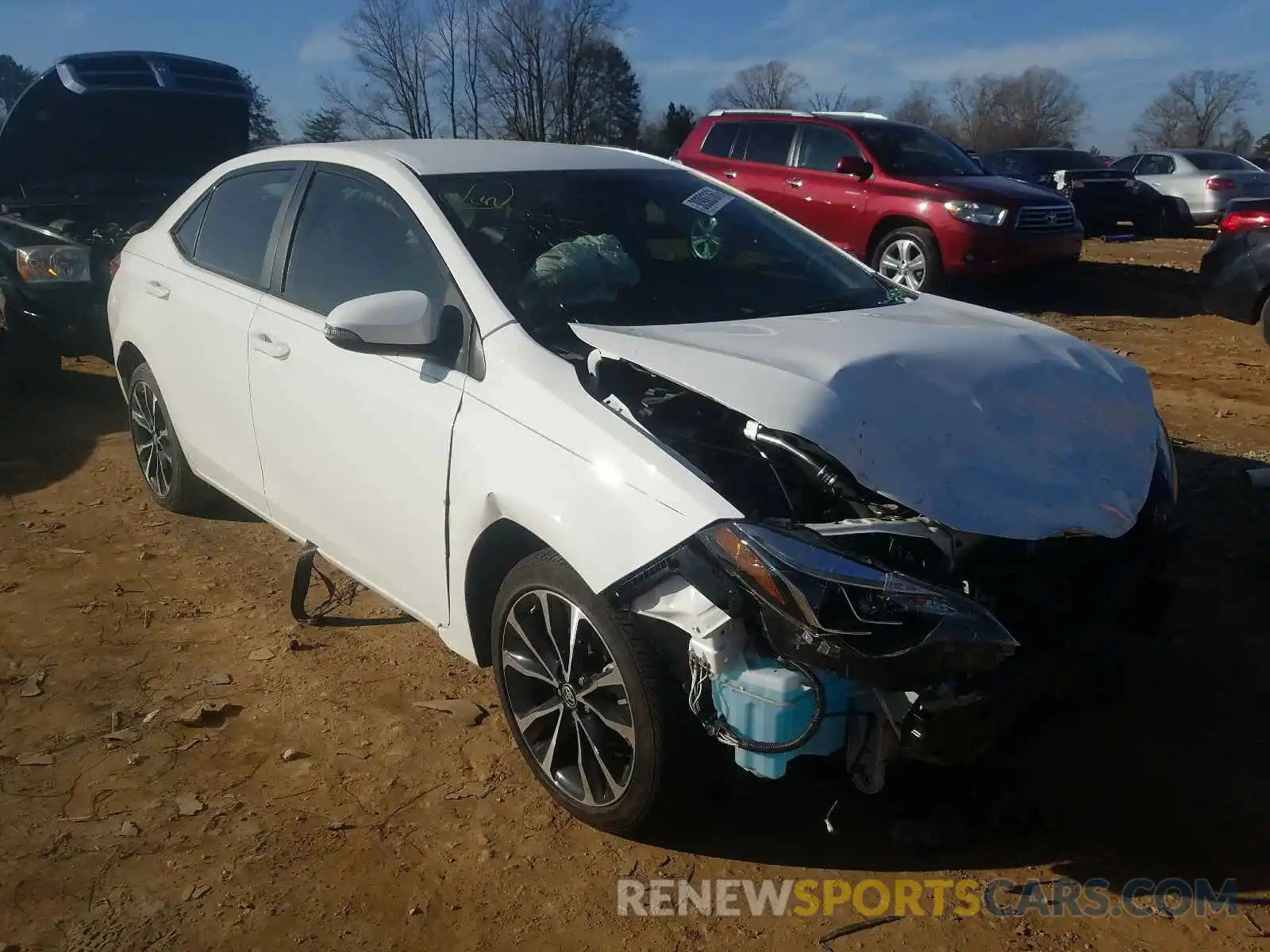 1 Photograph of a damaged car 5YFBURHE5KP943530 TOYOTA COROLLA 2019