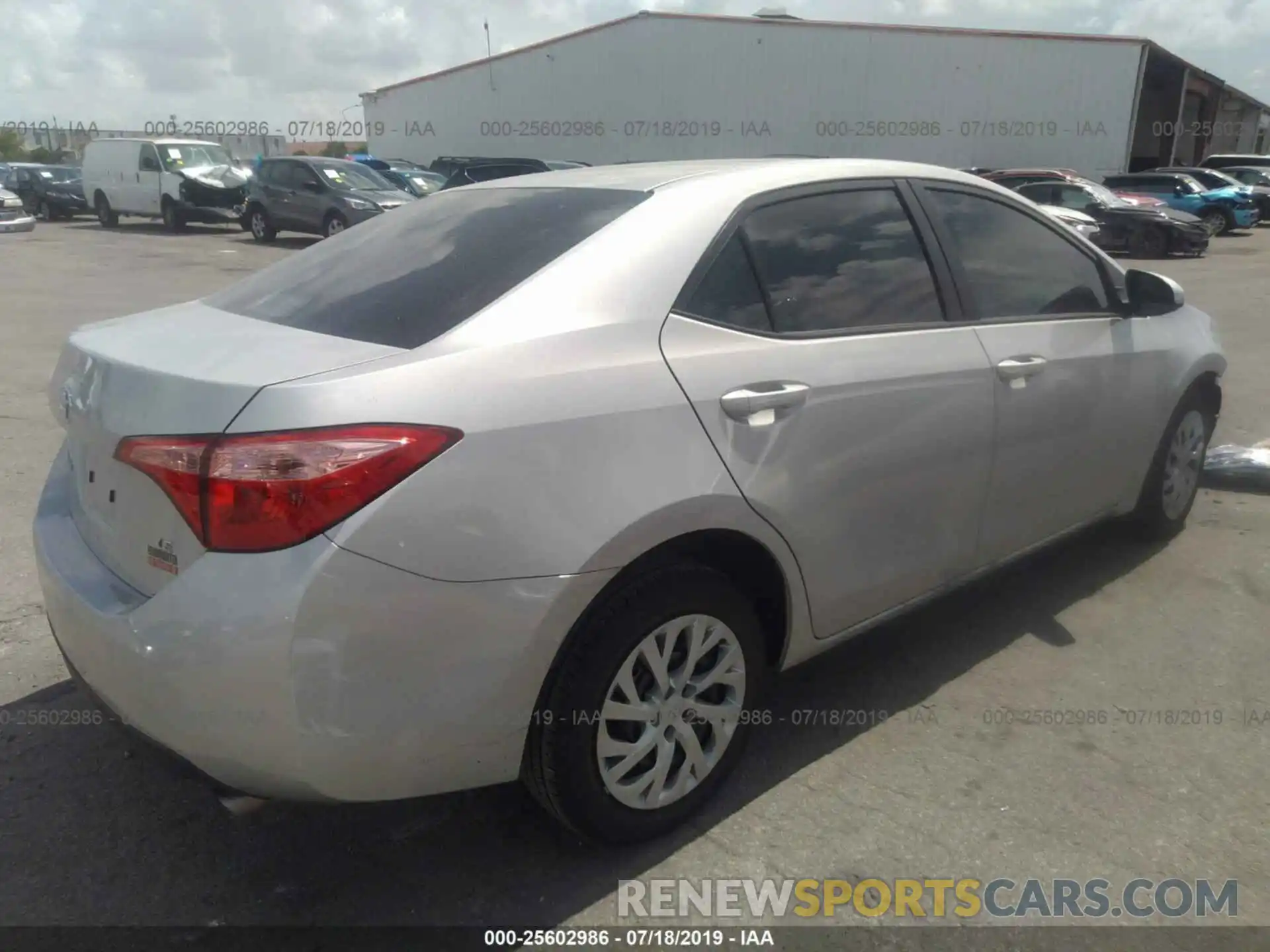 4 Photograph of a damaged car 5YFBURHE5KP943544 TOYOTA COROLLA 2019