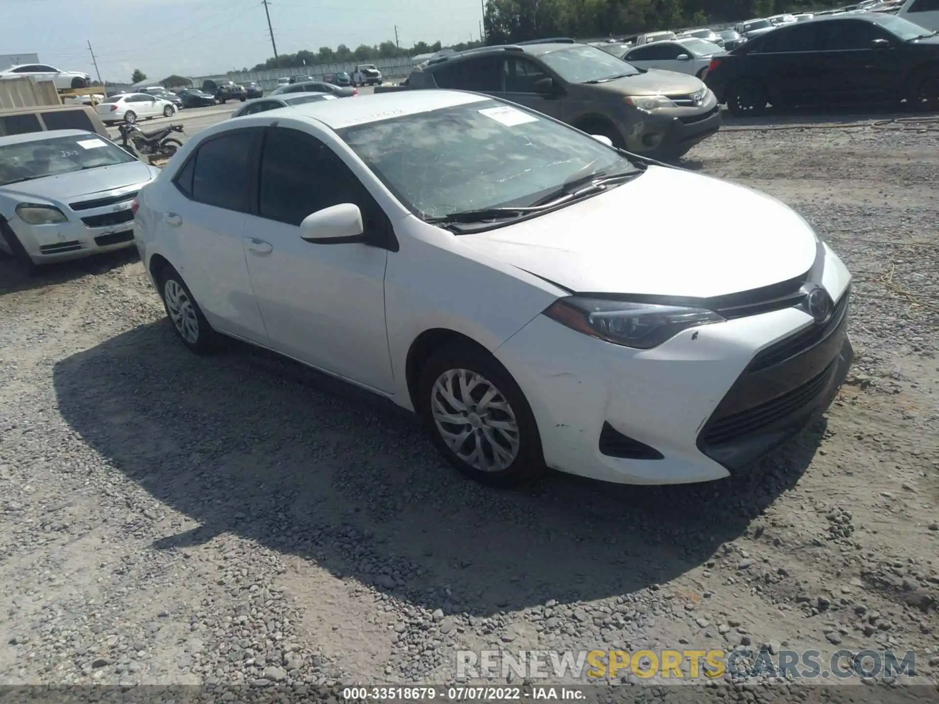 1 Photograph of a damaged car 5YFBURHE5KP944029 TOYOTA COROLLA 2019