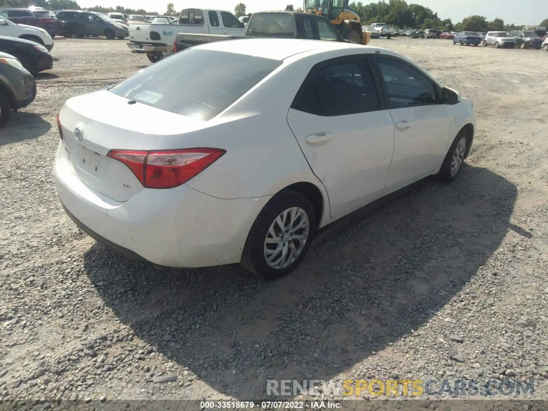 4 Photograph of a damaged car 5YFBURHE5KP944029 TOYOTA COROLLA 2019