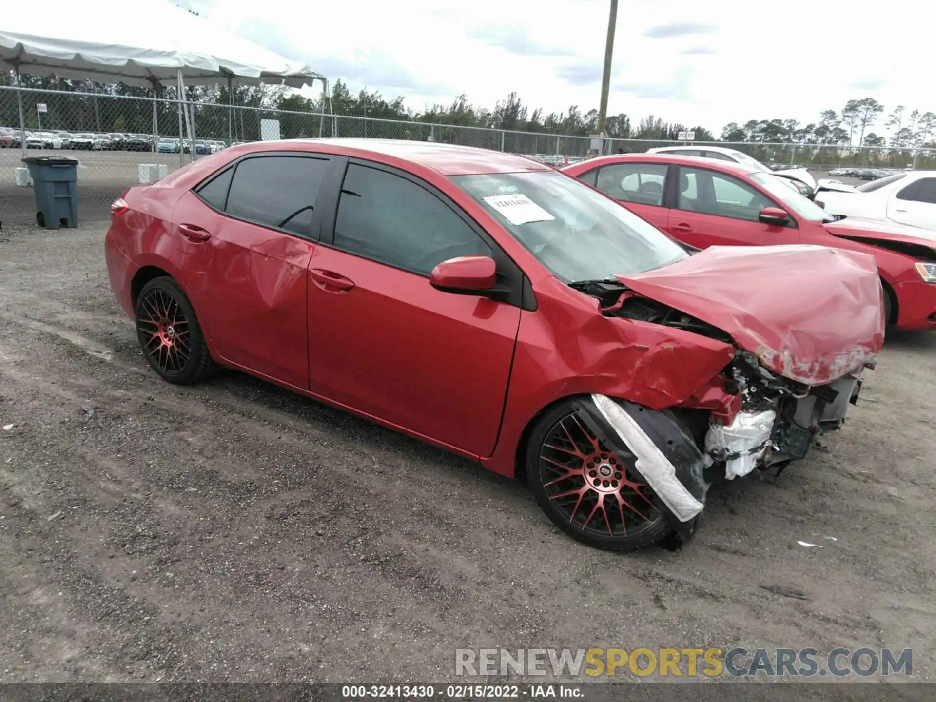 1 Photograph of a damaged car 5YFBURHE5KP944046 TOYOTA COROLLA 2019