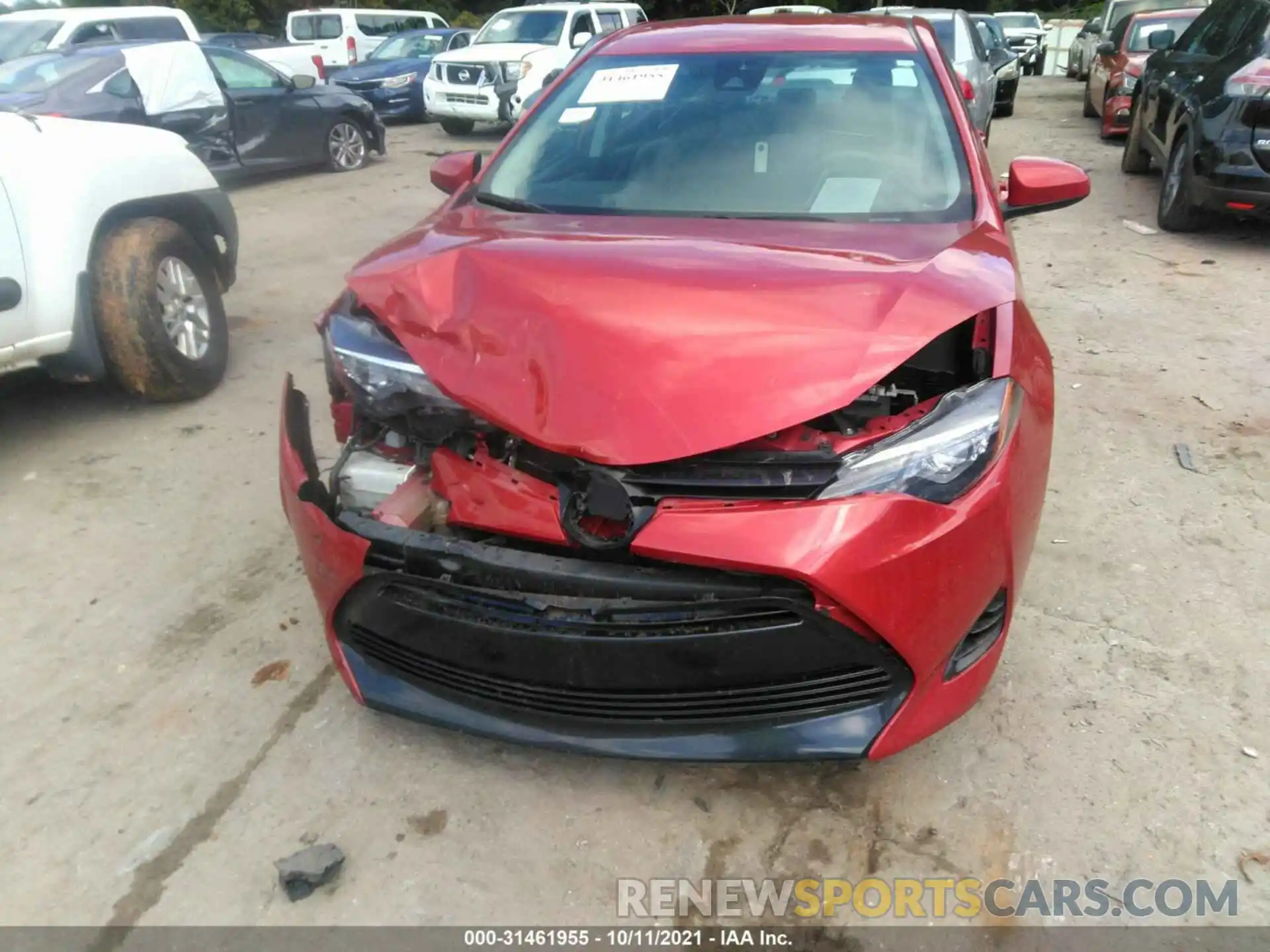 10 Photograph of a damaged car 5YFBURHE5KP944659 TOYOTA COROLLA 2019