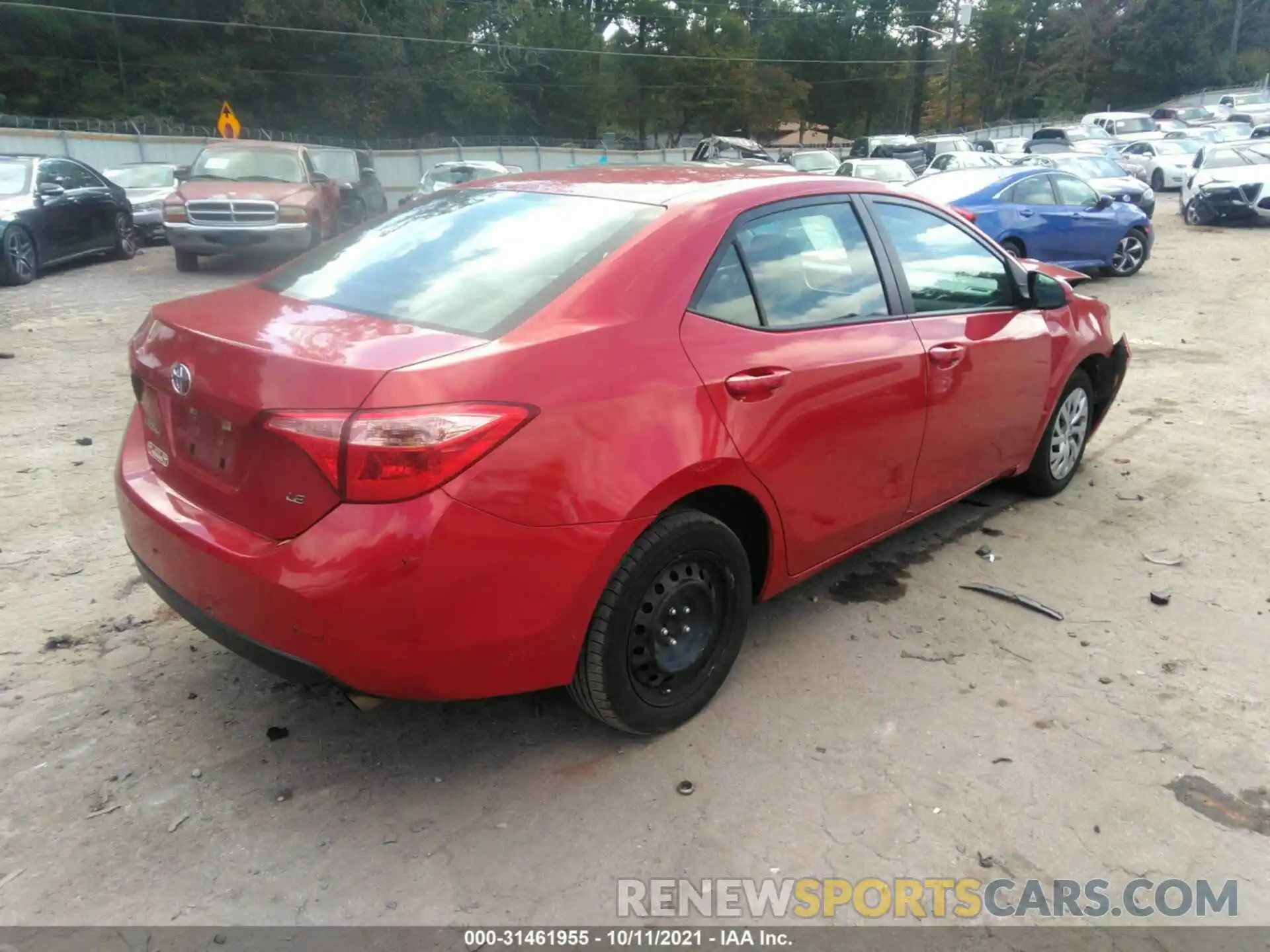 4 Photograph of a damaged car 5YFBURHE5KP944659 TOYOTA COROLLA 2019