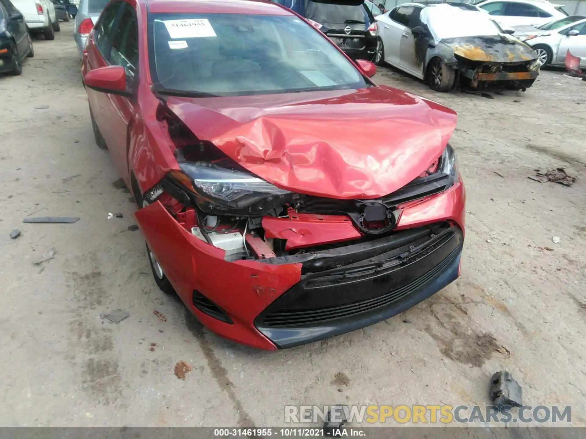 6 Photograph of a damaged car 5YFBURHE5KP944659 TOYOTA COROLLA 2019