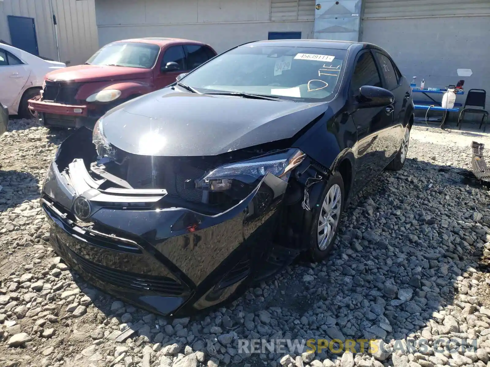 2 Photograph of a damaged car 5YFBURHE5KP944676 TOYOTA COROLLA 2019