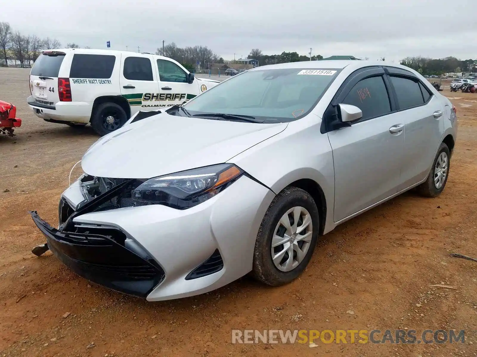 2 Photograph of a damaged car 5YFBURHE5KP944788 TOYOTA COROLLA 2019