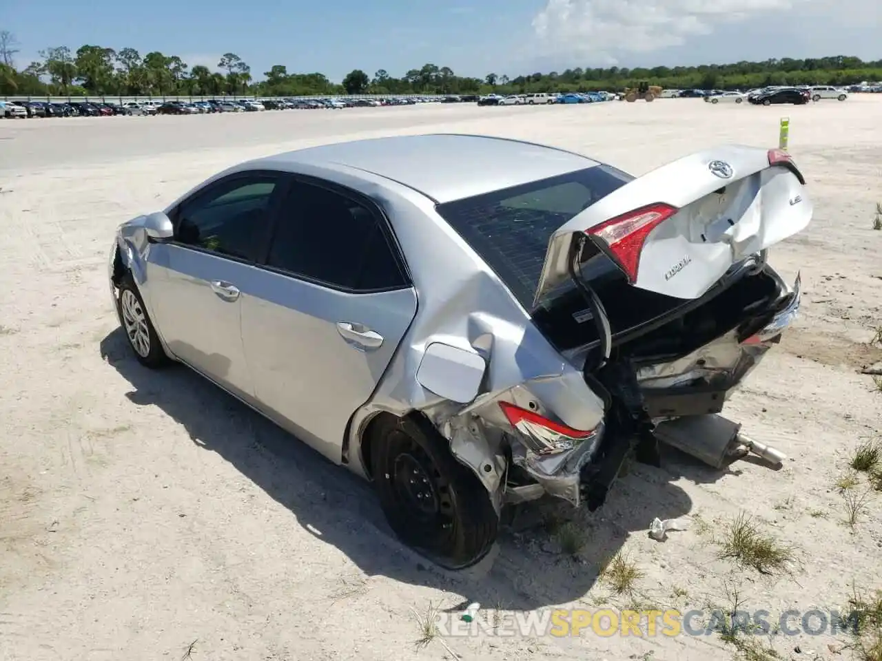 3 Photograph of a damaged car 5YFBURHE5KP945214 TOYOTA COROLLA 2019