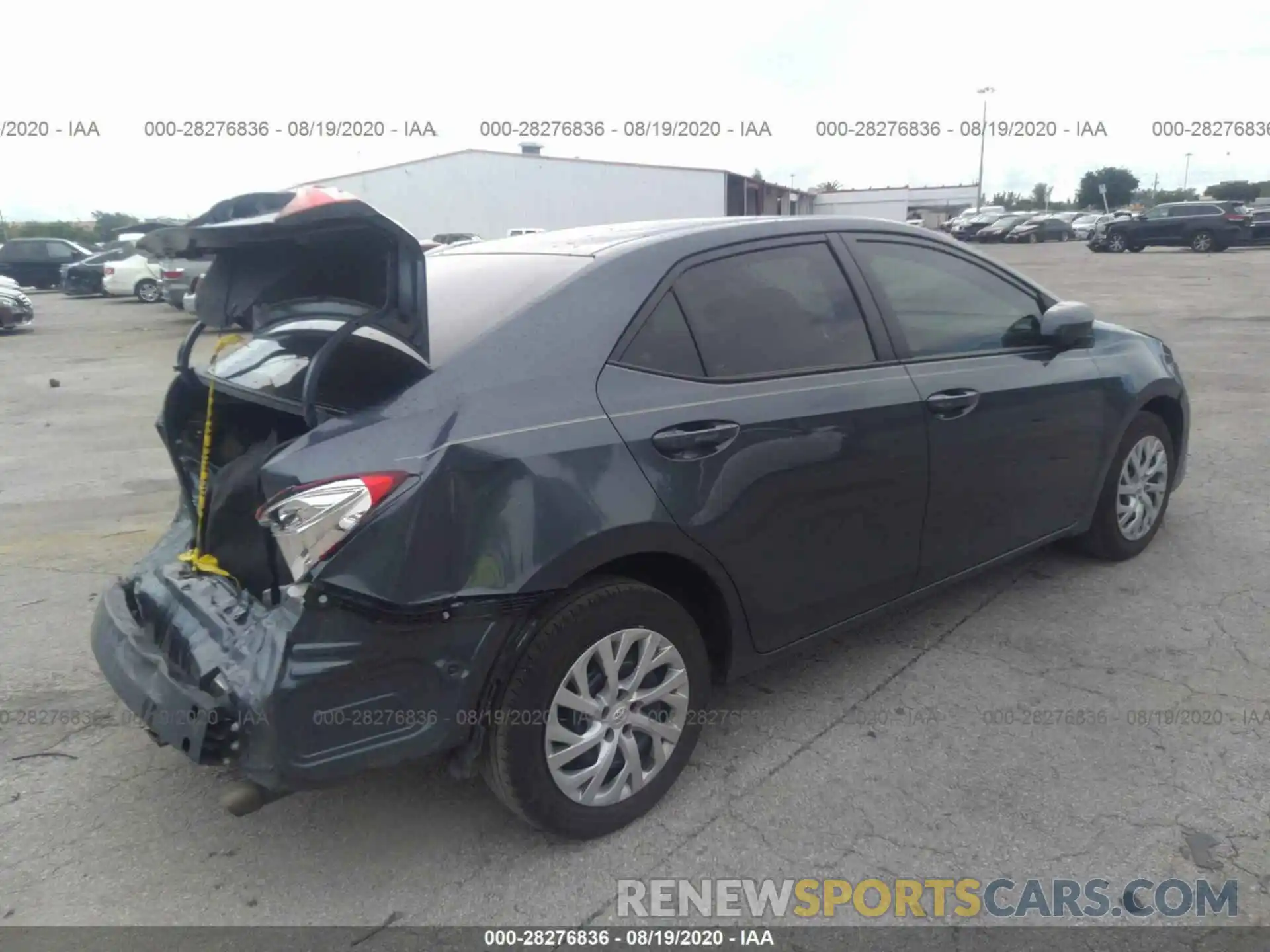 4 Photograph of a damaged car 5YFBURHE5KP945682 TOYOTA COROLLA 2019