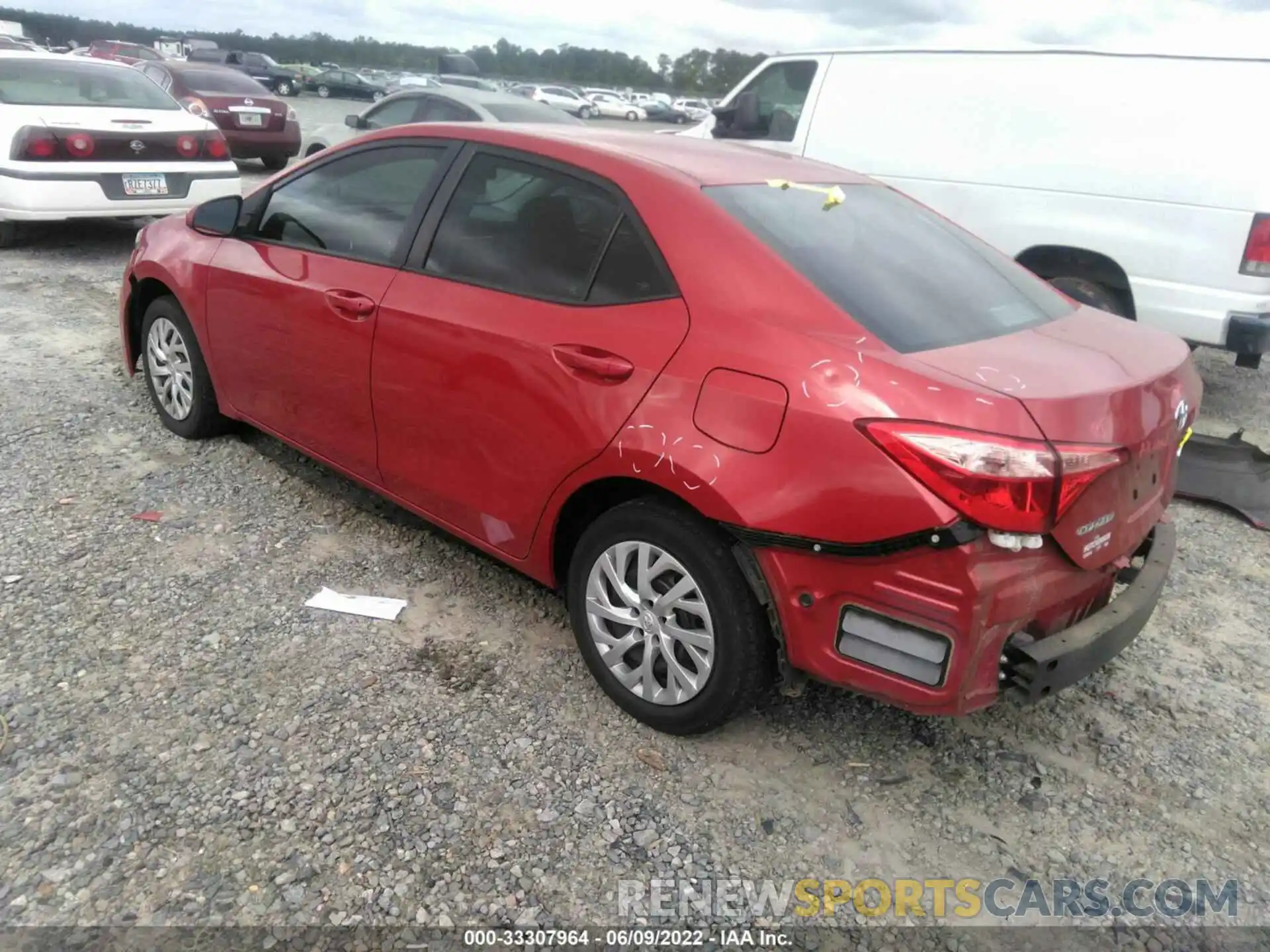 3 Photograph of a damaged car 5YFBURHE5KP945861 TOYOTA COROLLA 2019