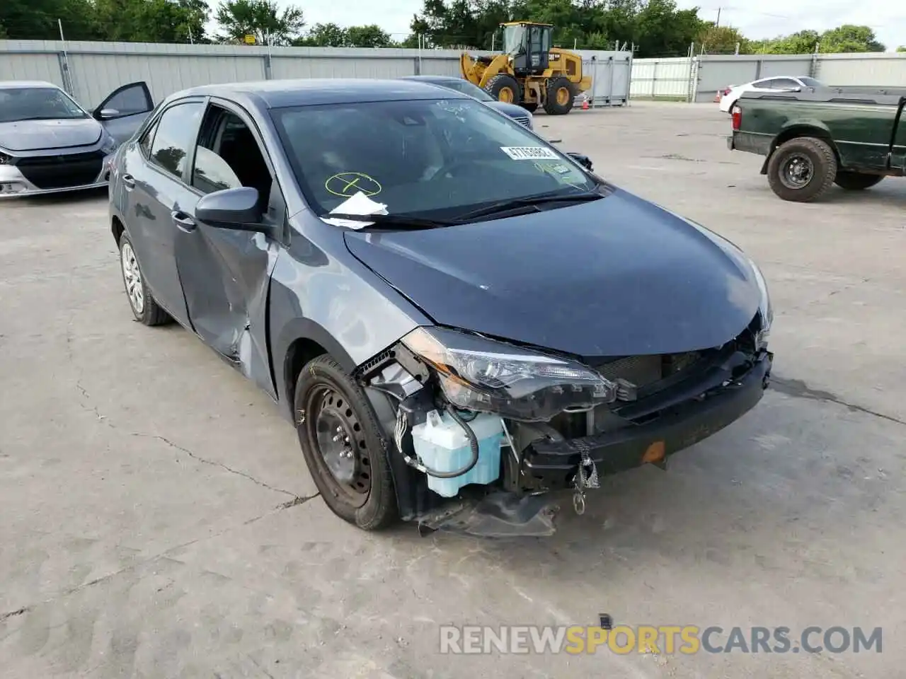 1 Photograph of a damaged car 5YFBURHE5KP946007 TOYOTA COROLLA 2019