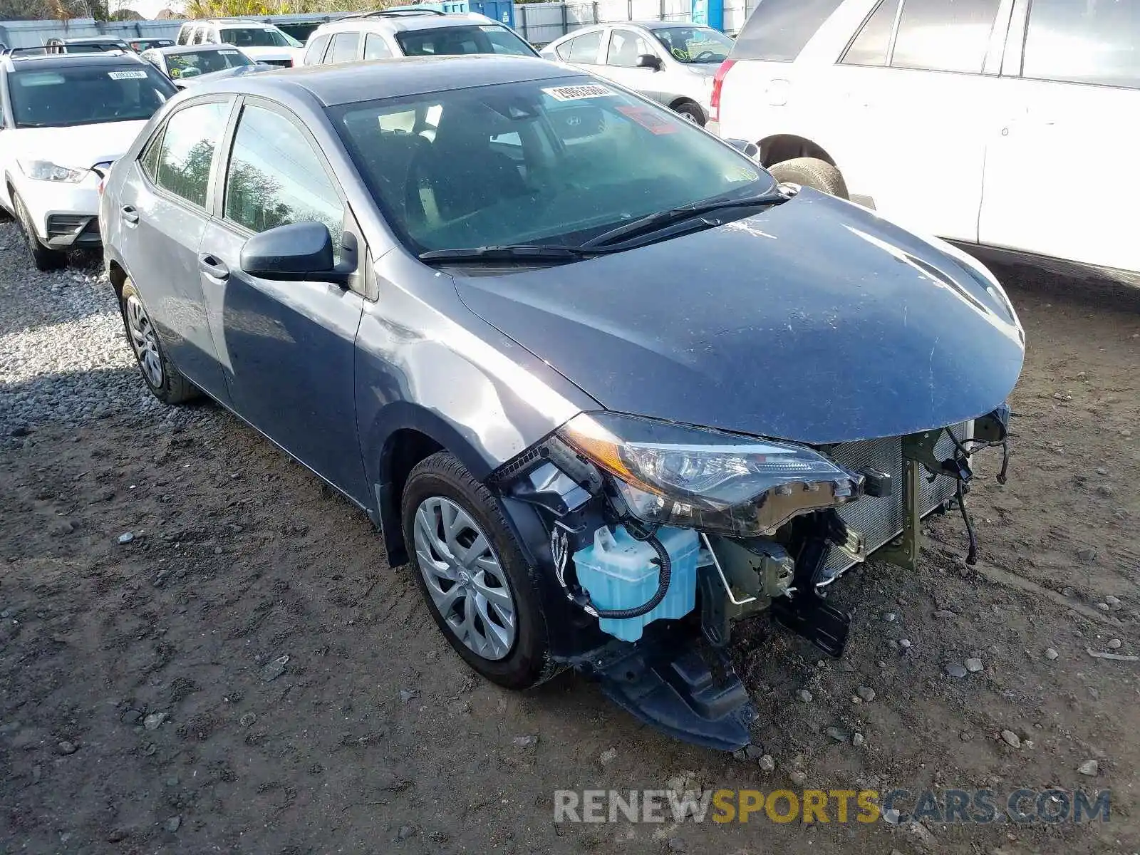 1 Photograph of a damaged car 5YFBURHE5KP946136 TOYOTA COROLLA 2019