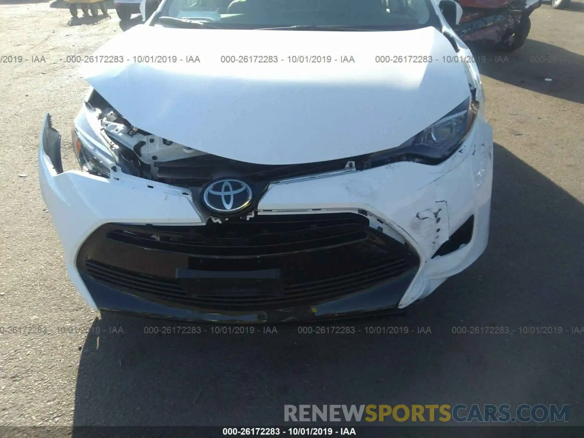 6 Photograph of a damaged car 5YFBURHE5KP946461 TOYOTA COROLLA 2019