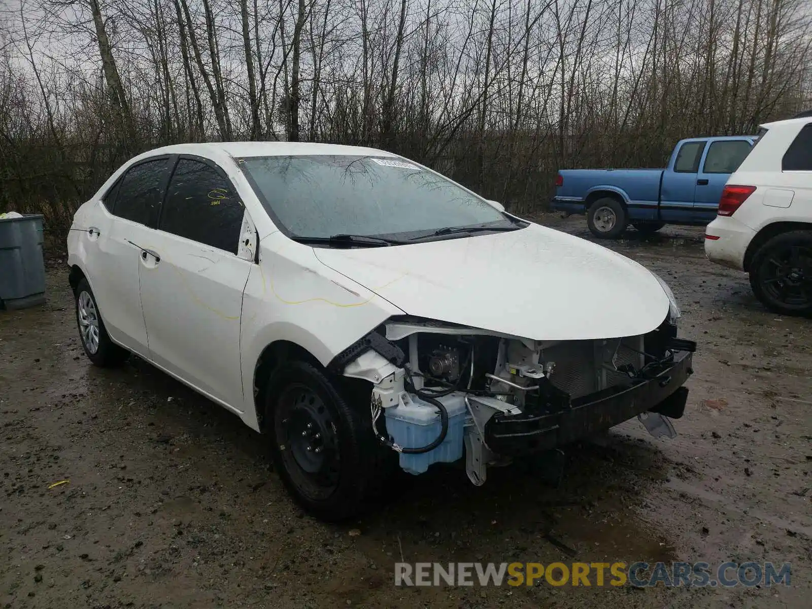 1 Photograph of a damaged car 5YFBURHE5KP946508 TOYOTA COROLLA 2019