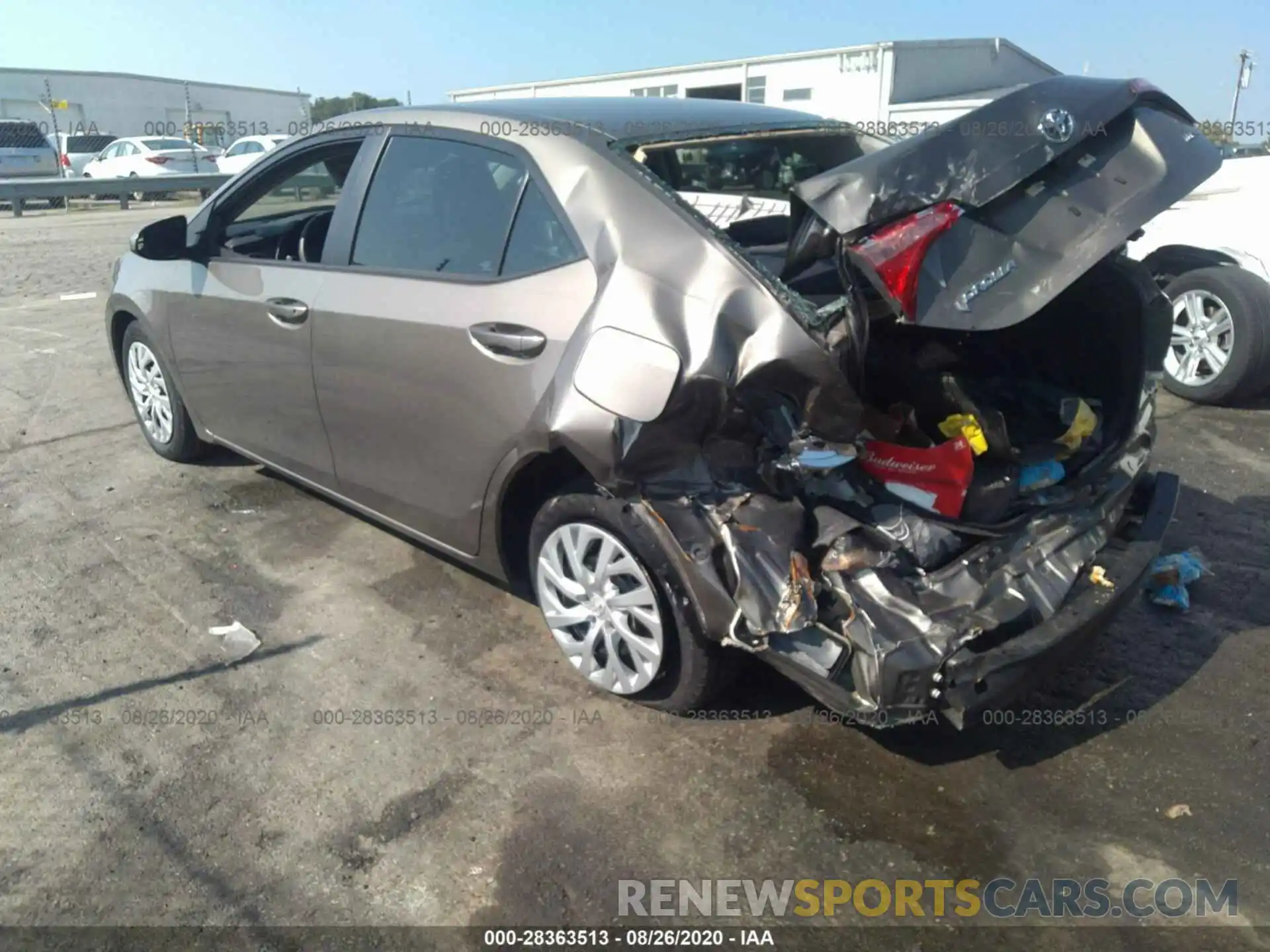 3 Photograph of a damaged car 5YFBURHE5KP947111 TOYOTA COROLLA 2019