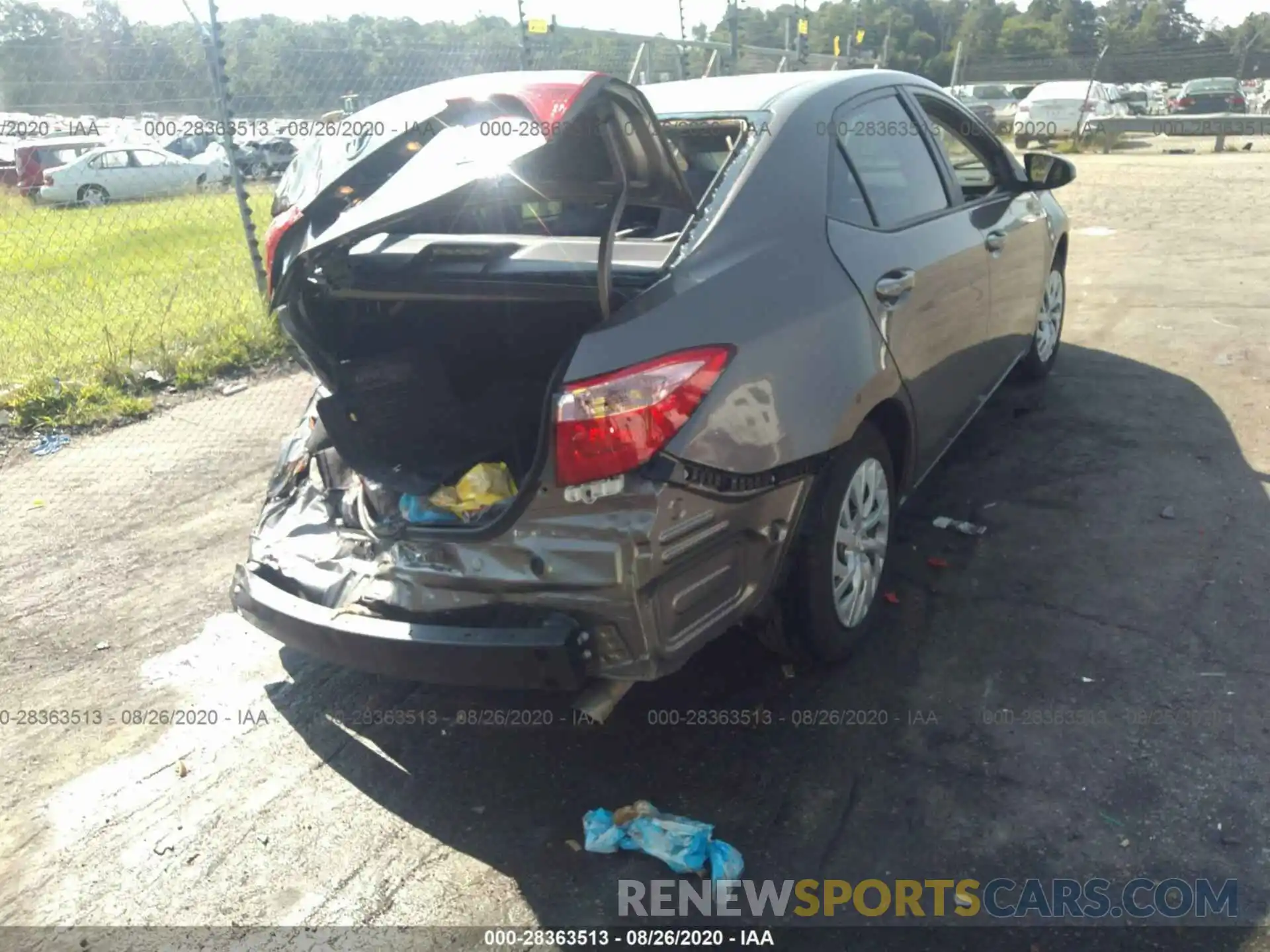 4 Photograph of a damaged car 5YFBURHE5KP947111 TOYOTA COROLLA 2019