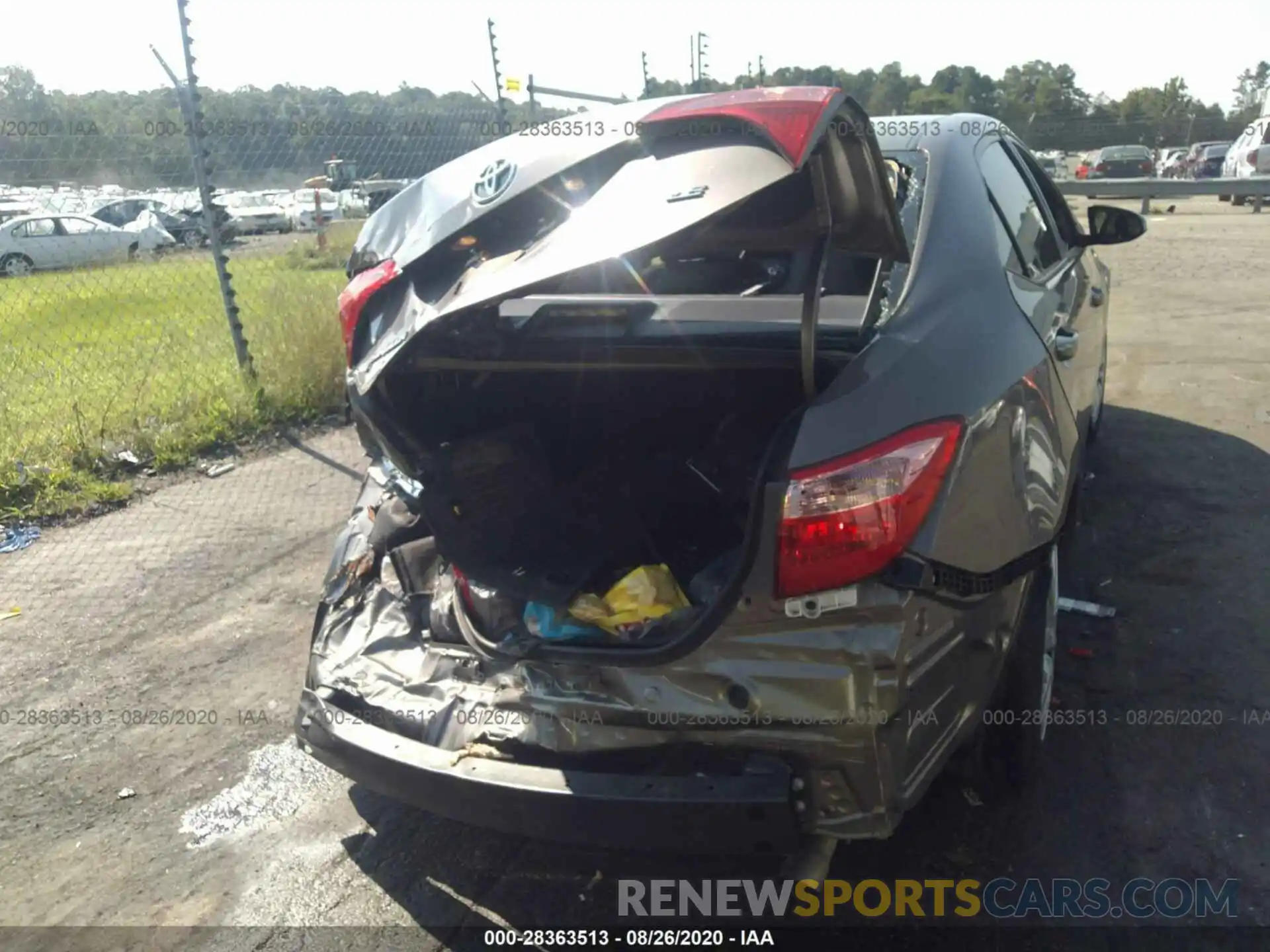 6 Photograph of a damaged car 5YFBURHE5KP947111 TOYOTA COROLLA 2019