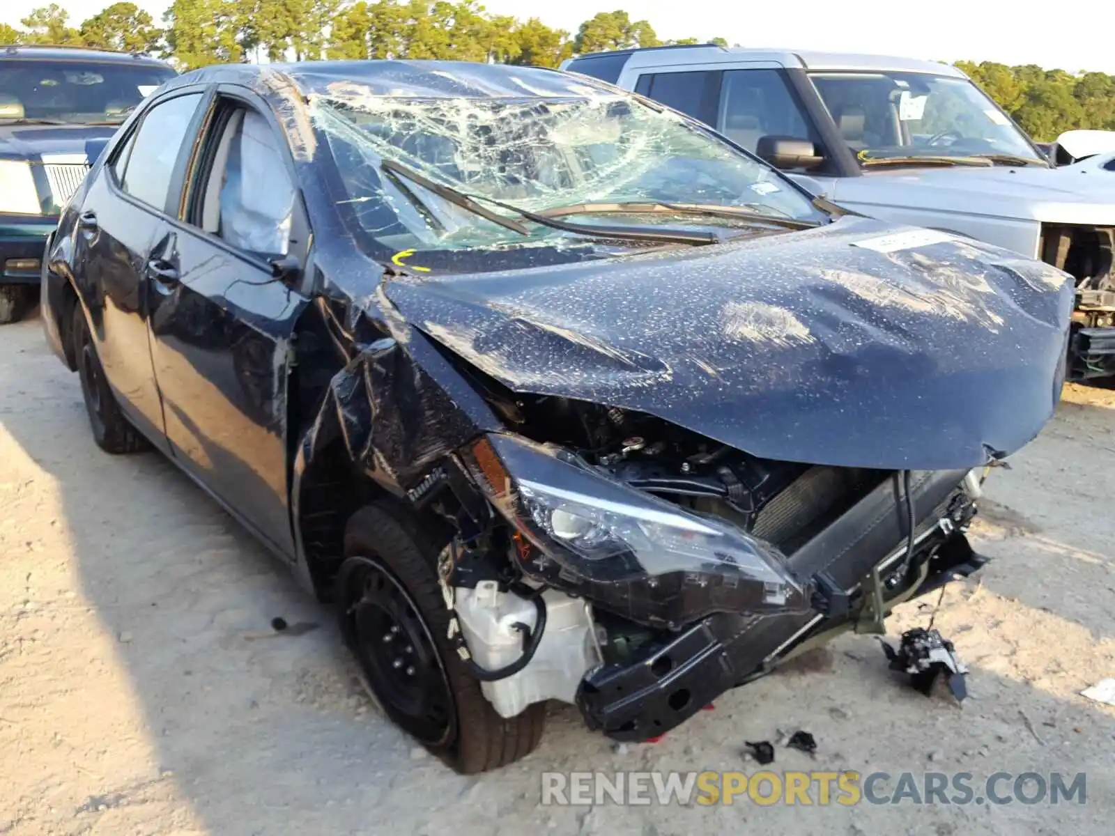 1 Photograph of a damaged car 5YFBURHE5KP947237 TOYOTA COROLLA 2019