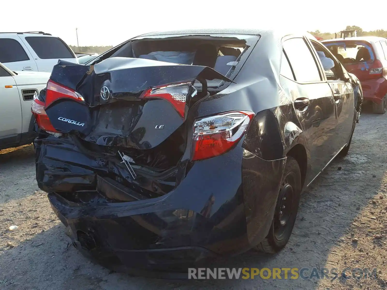 4 Photograph of a damaged car 5YFBURHE5KP947237 TOYOTA COROLLA 2019