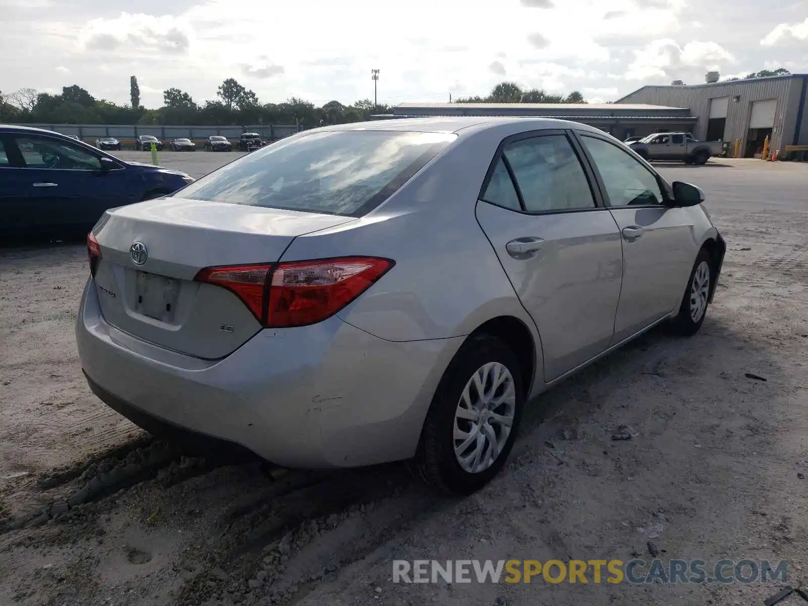 4 Photograph of a damaged car 5YFBURHE5KP947335 TOYOTA COROLLA 2019