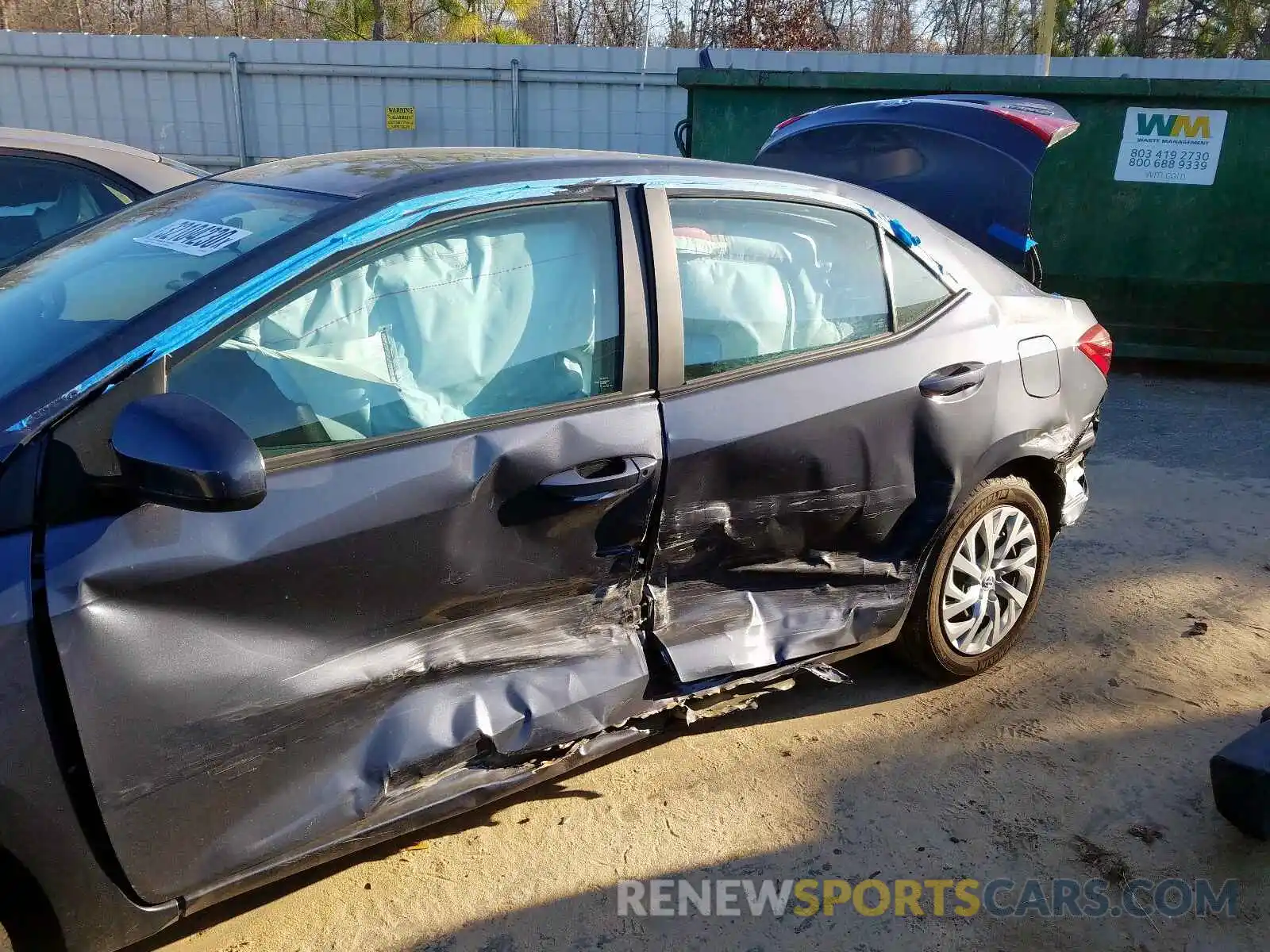 9 Photograph of a damaged car 5YFBURHE5KP947528 TOYOTA COROLLA 2019