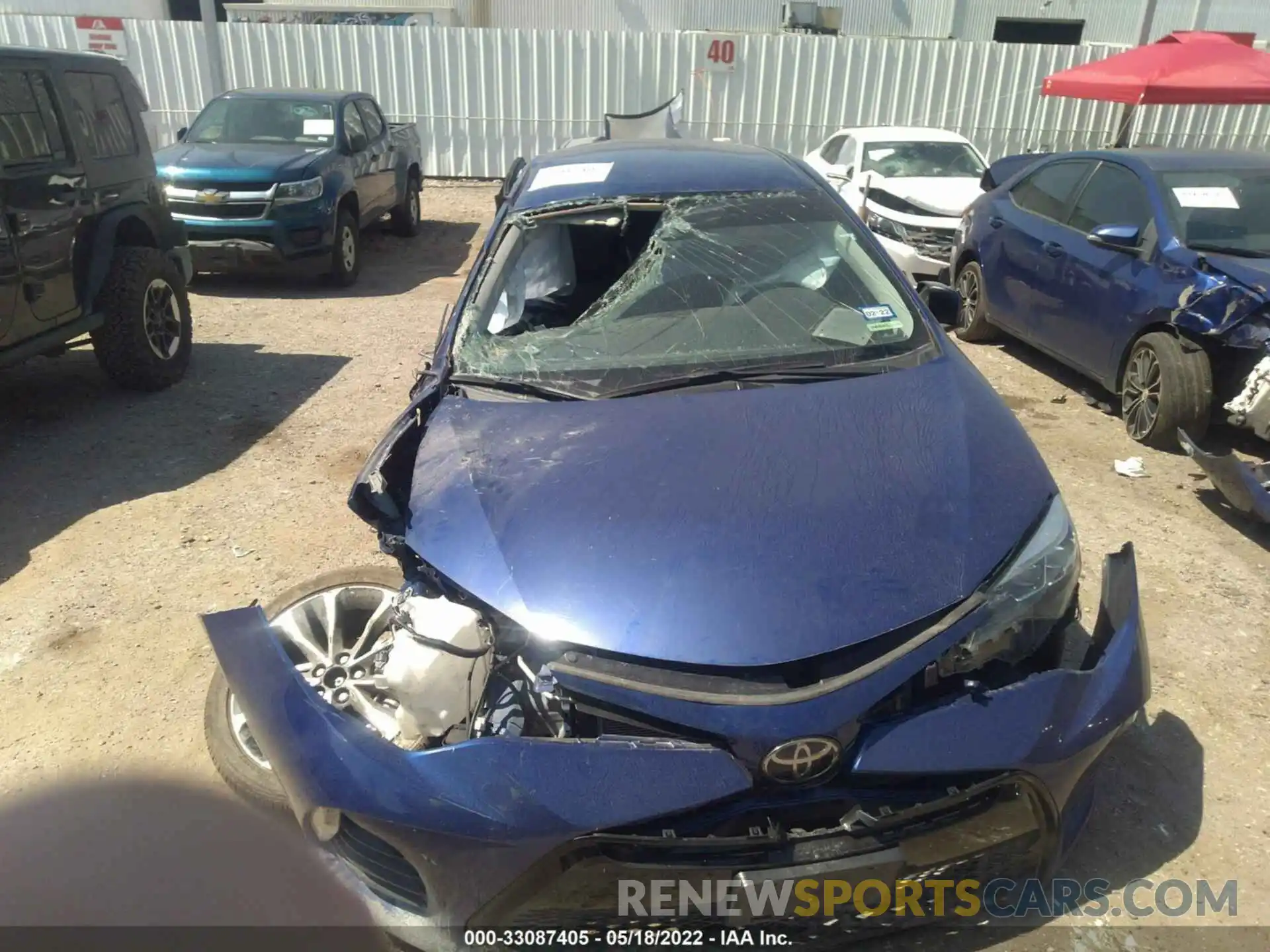 6 Photograph of a damaged car 5YFBURHE5KP947643 TOYOTA COROLLA 2019