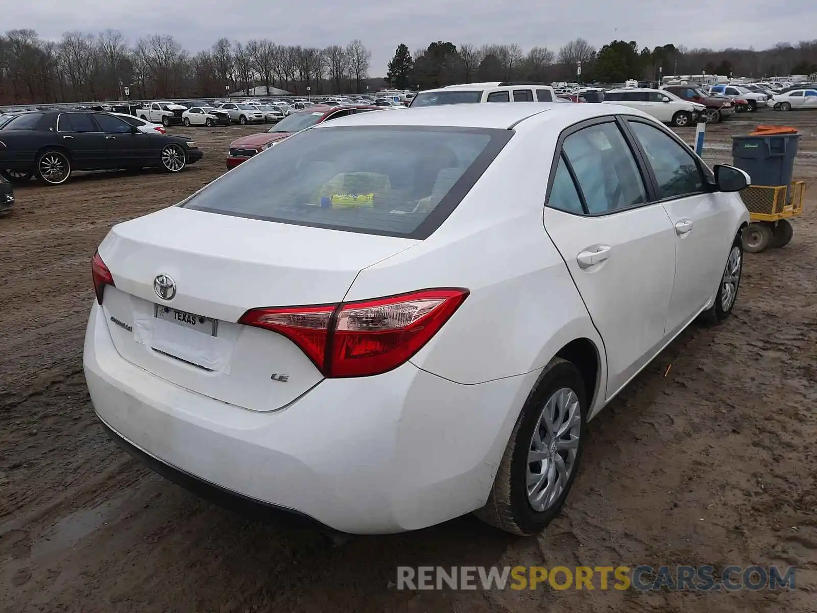 4 Photograph of a damaged car 5YFBURHE5KP947691 TOYOTA COROLLA 2019