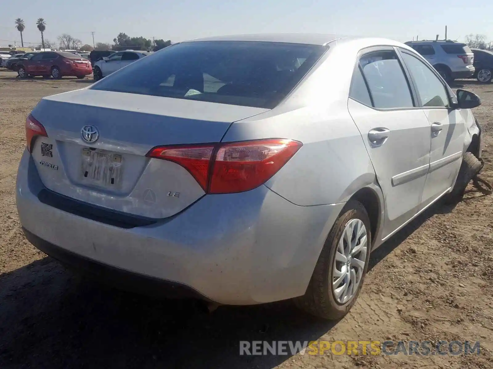 4 Photograph of a damaged car 5YFBURHE5KP947724 TOYOTA COROLLA 2019