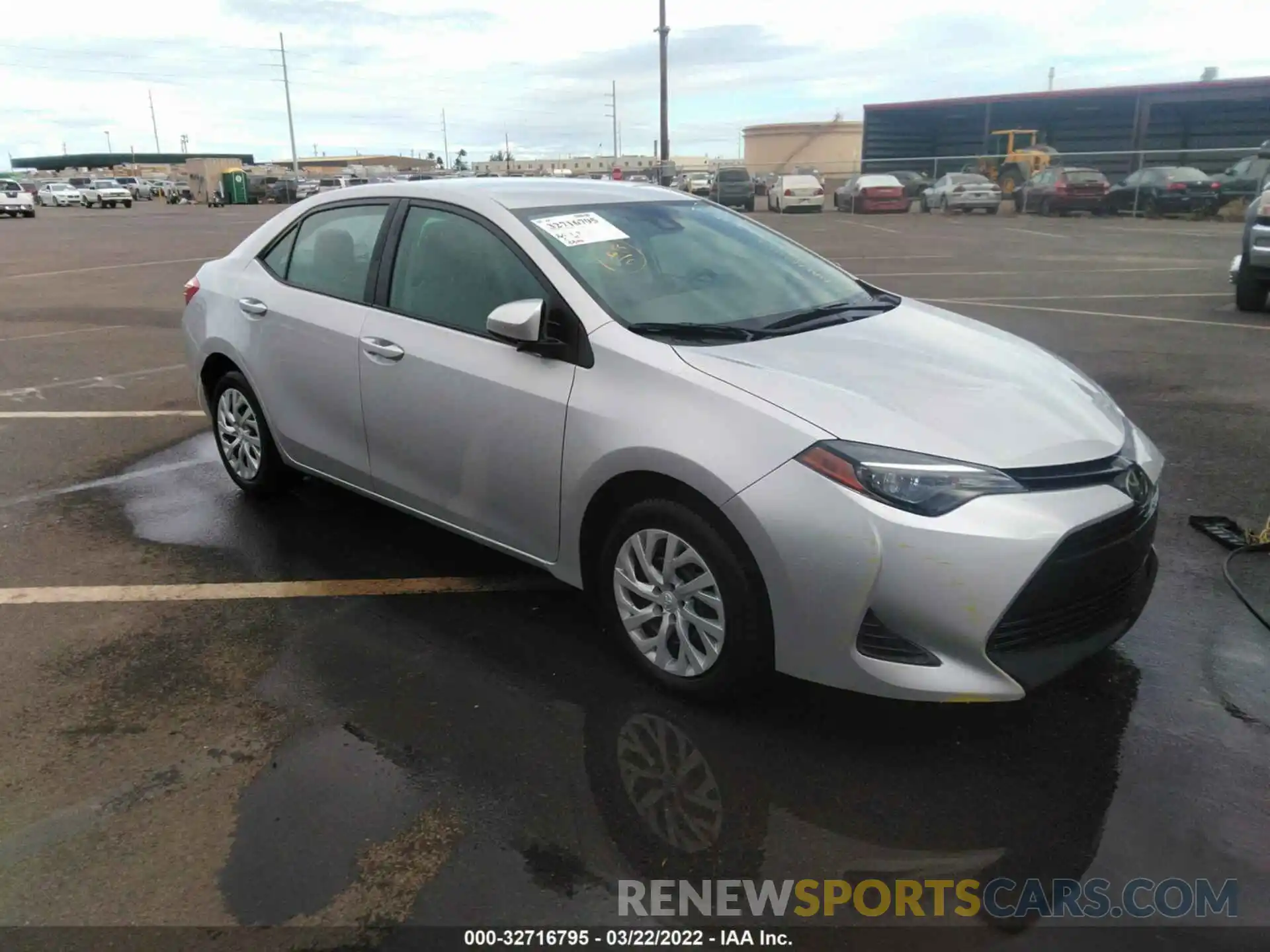 1 Photograph of a damaged car 5YFBURHE5KP947755 TOYOTA COROLLA 2019