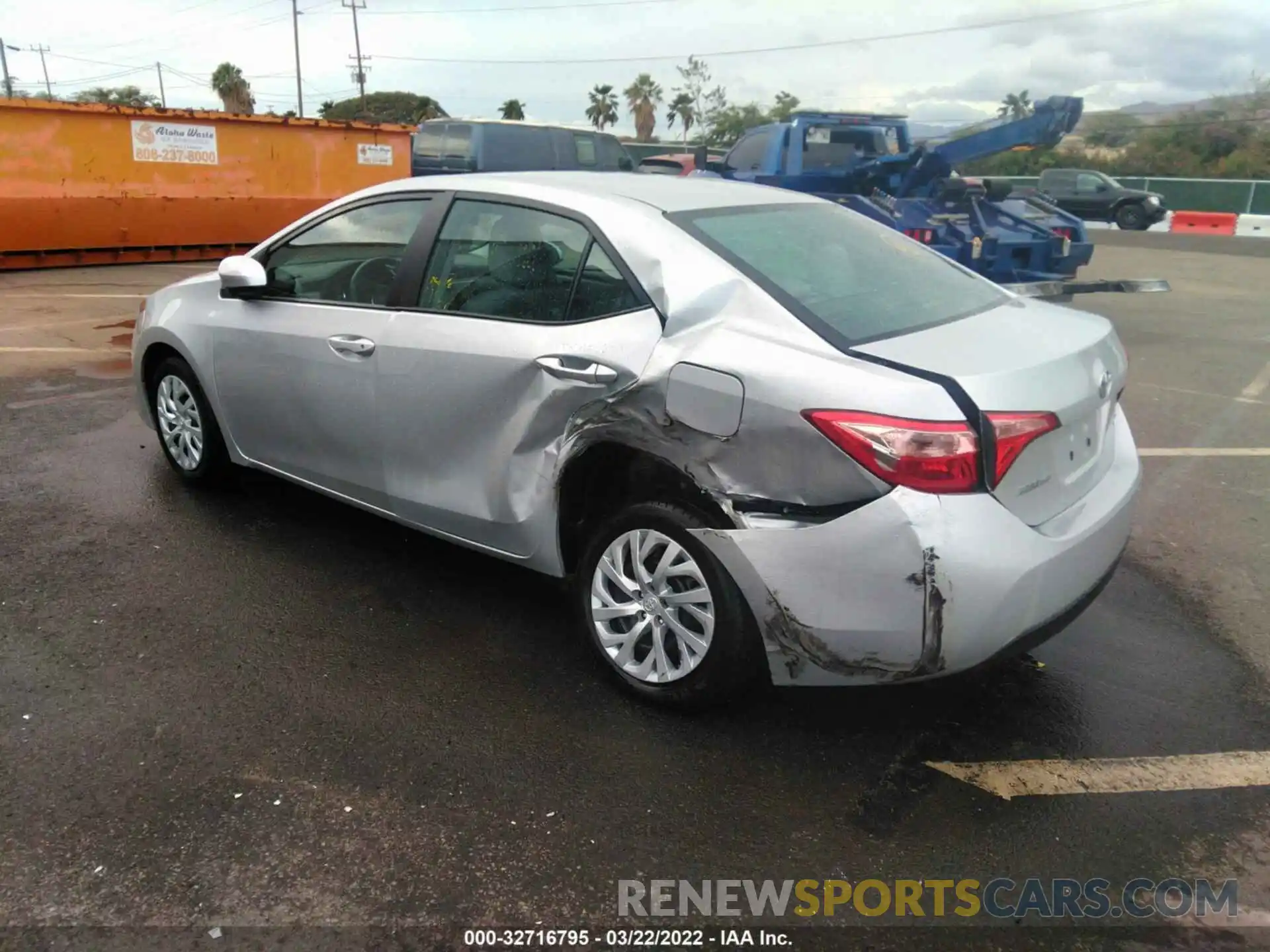 3 Photograph of a damaged car 5YFBURHE5KP947755 TOYOTA COROLLA 2019