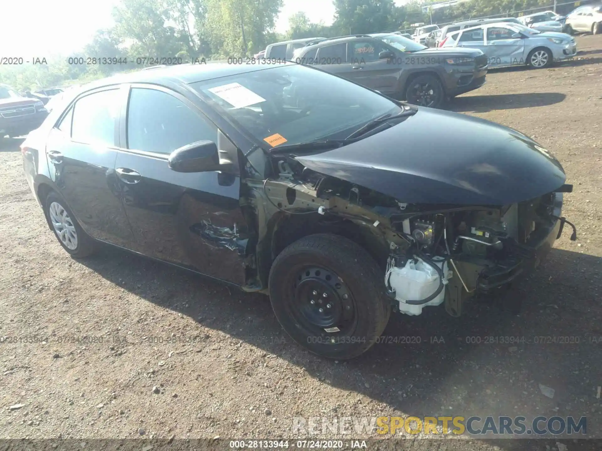 1 Photograph of a damaged car 5YFBURHE5KP948209 TOYOTA COROLLA 2019