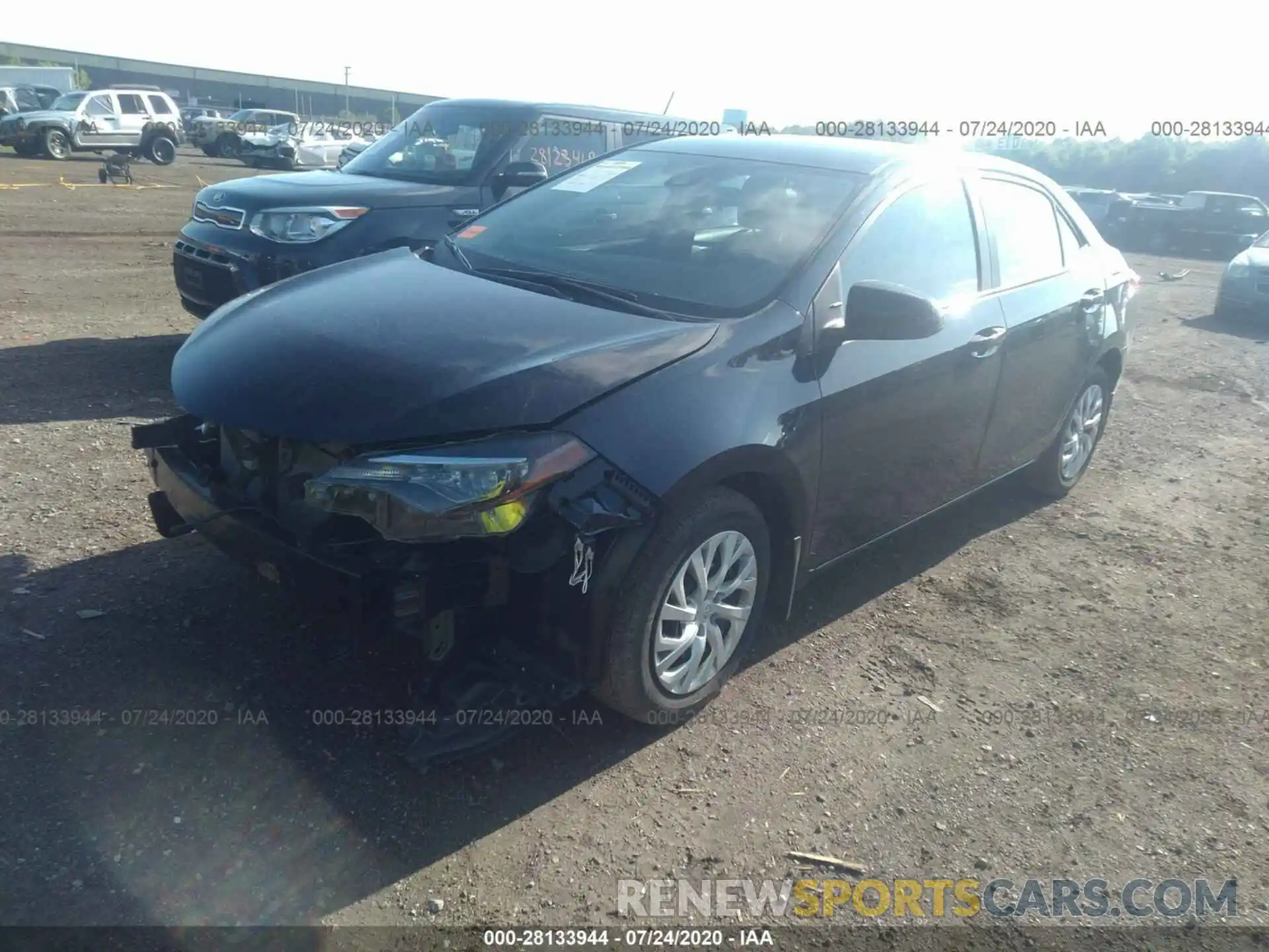 2 Photograph of a damaged car 5YFBURHE5KP948209 TOYOTA COROLLA 2019